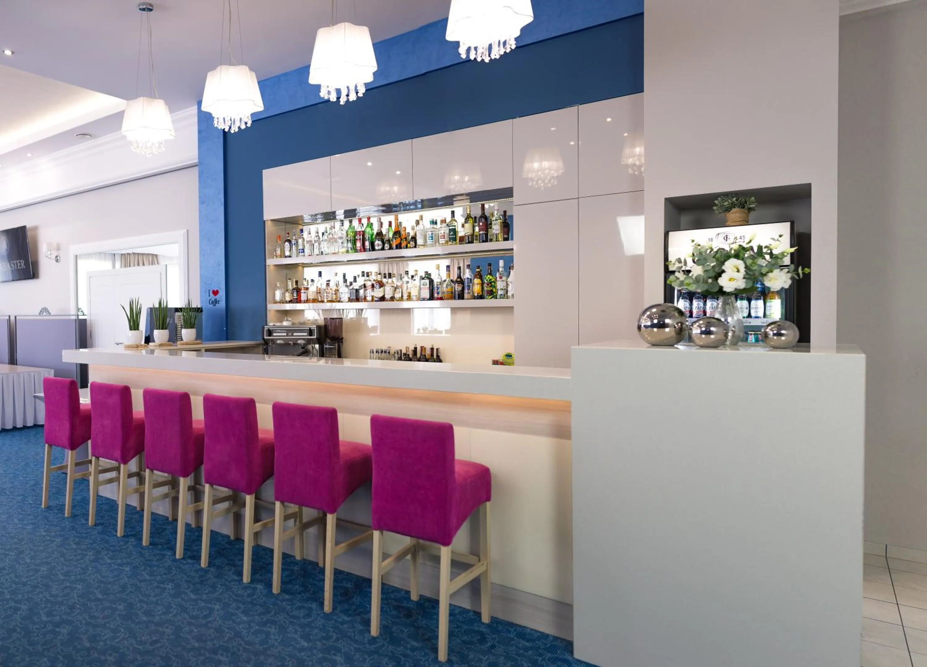 Lounge or bar in Alabaster Rezydencja