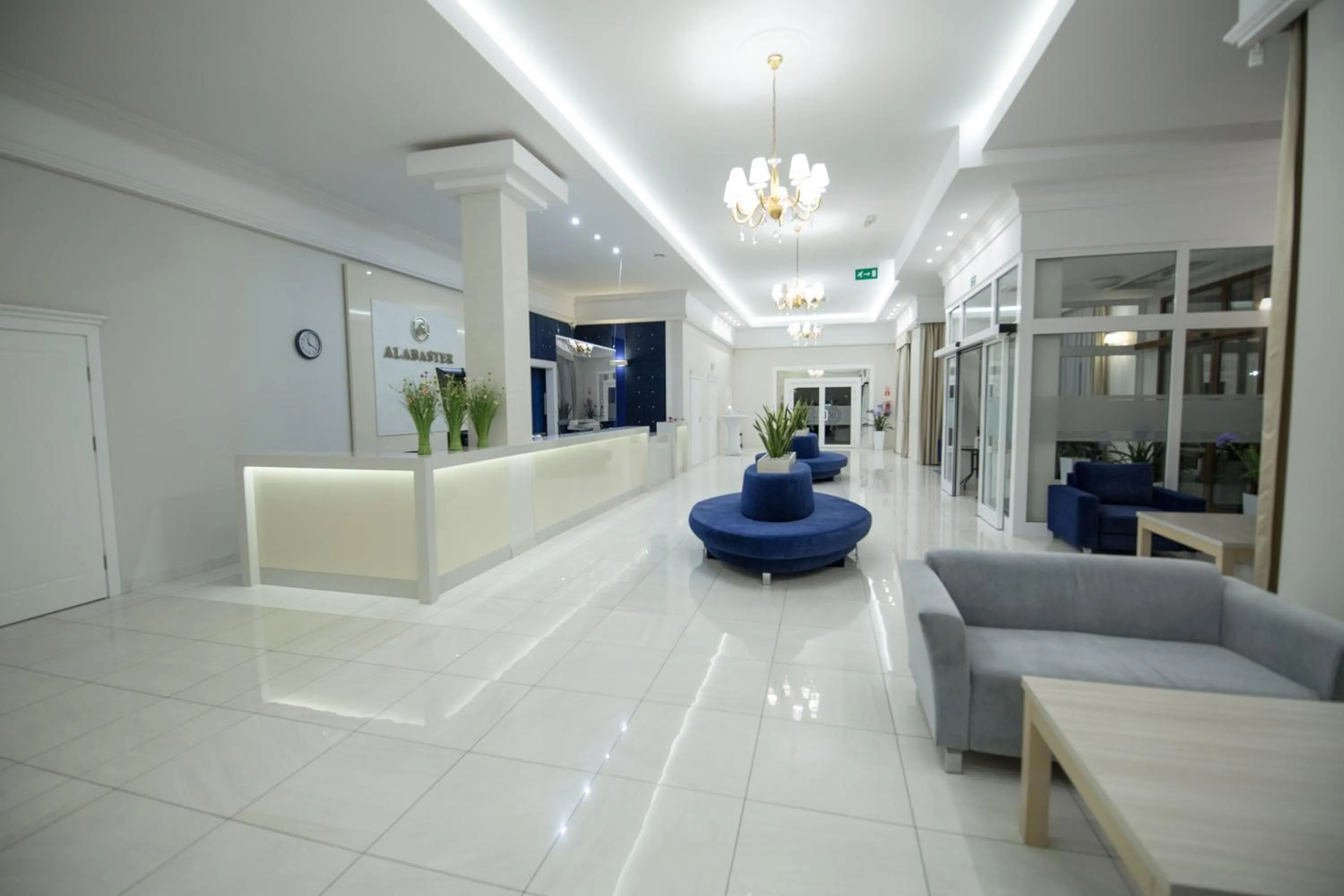Lobby or reception in Alabaster Rezydencja
