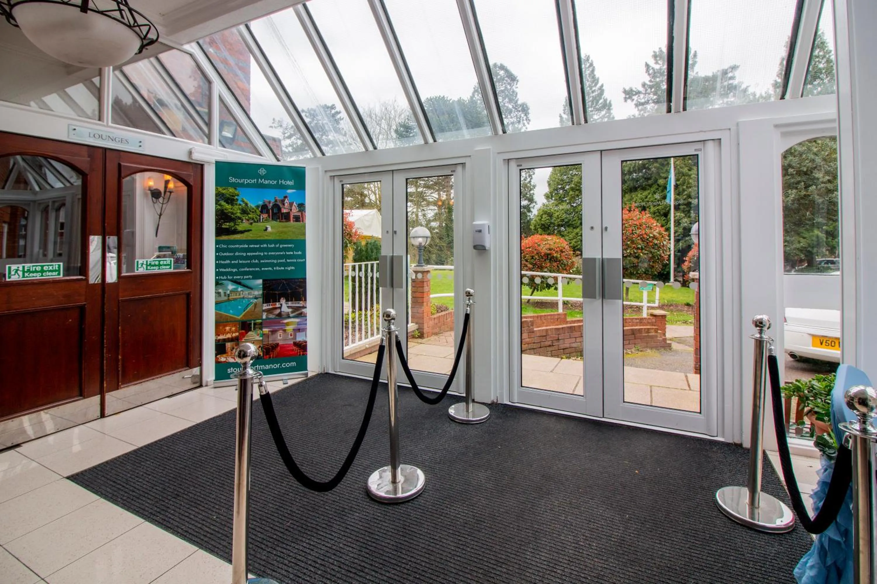 Lobby or reception in Stourport Manor Hotel