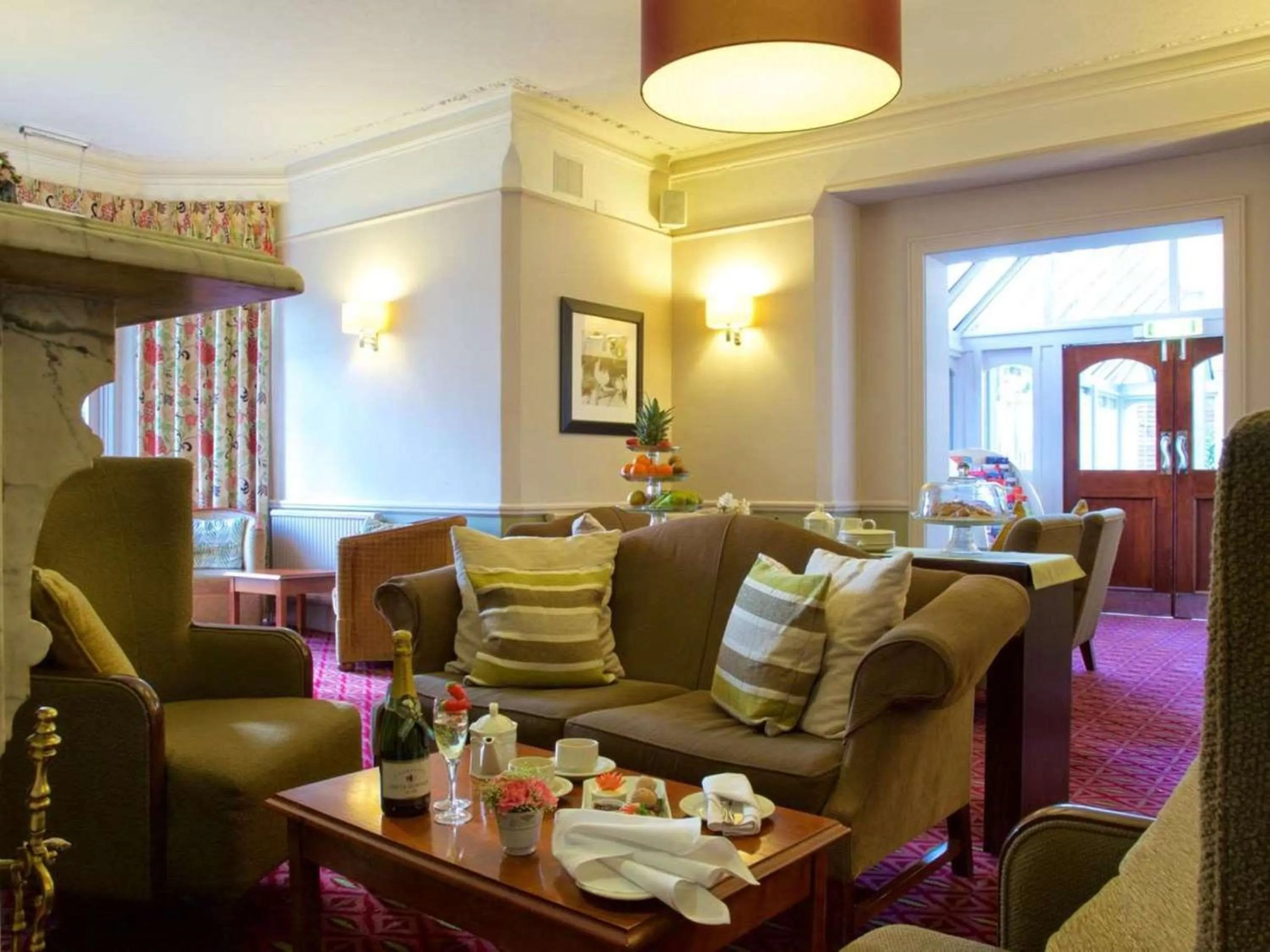 Lobby or reception in Stourport Manor Hotel