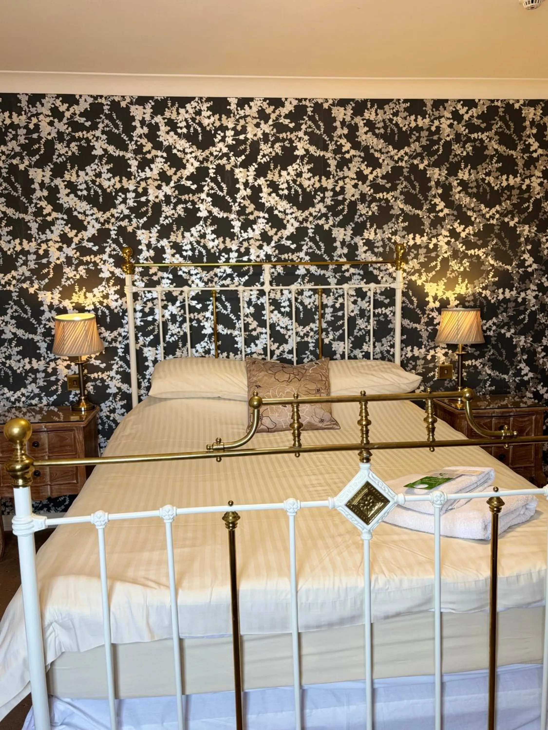 Bed in Albright Hussey Manor