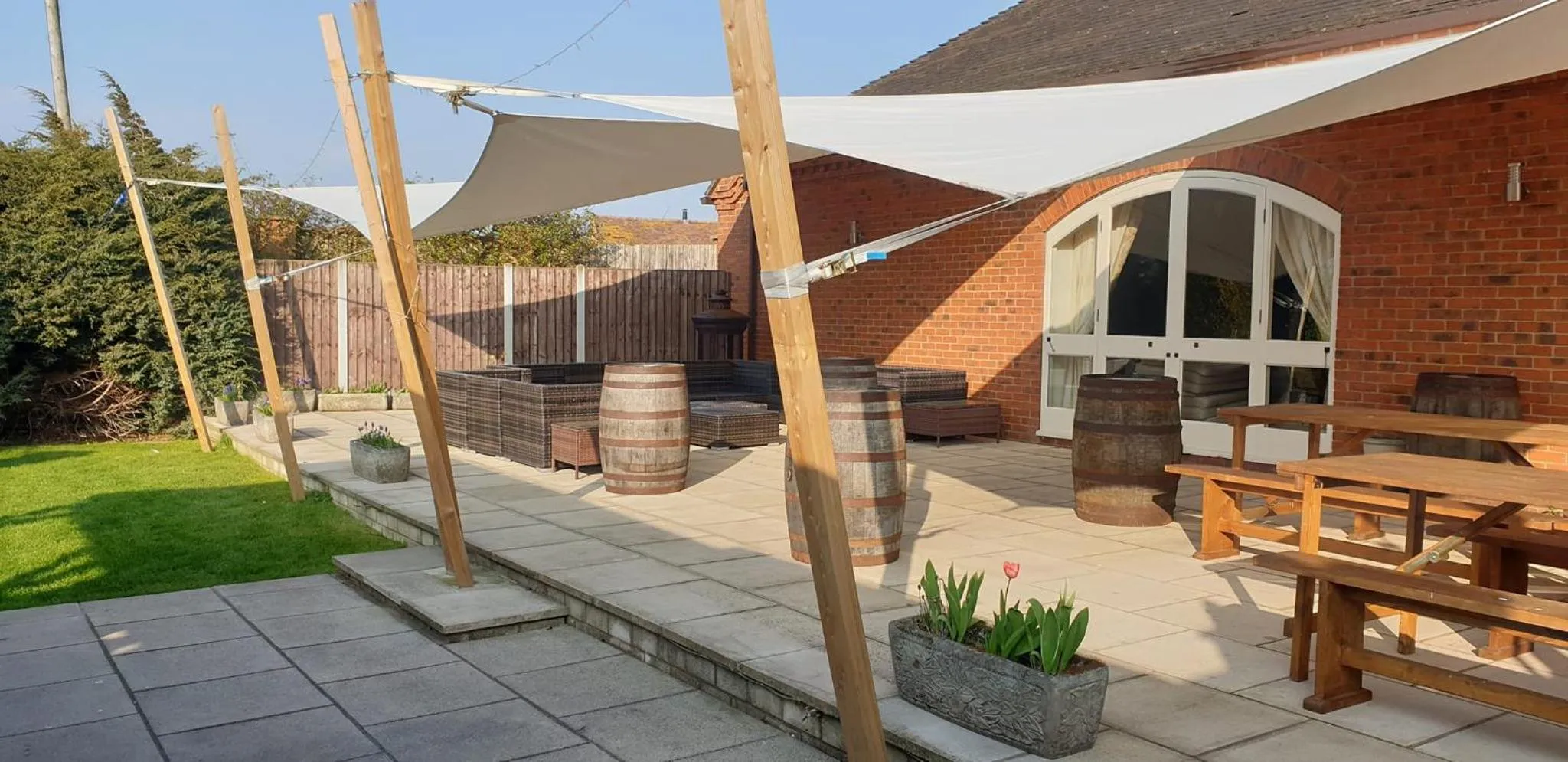 Garden in Albright Hussey Manor