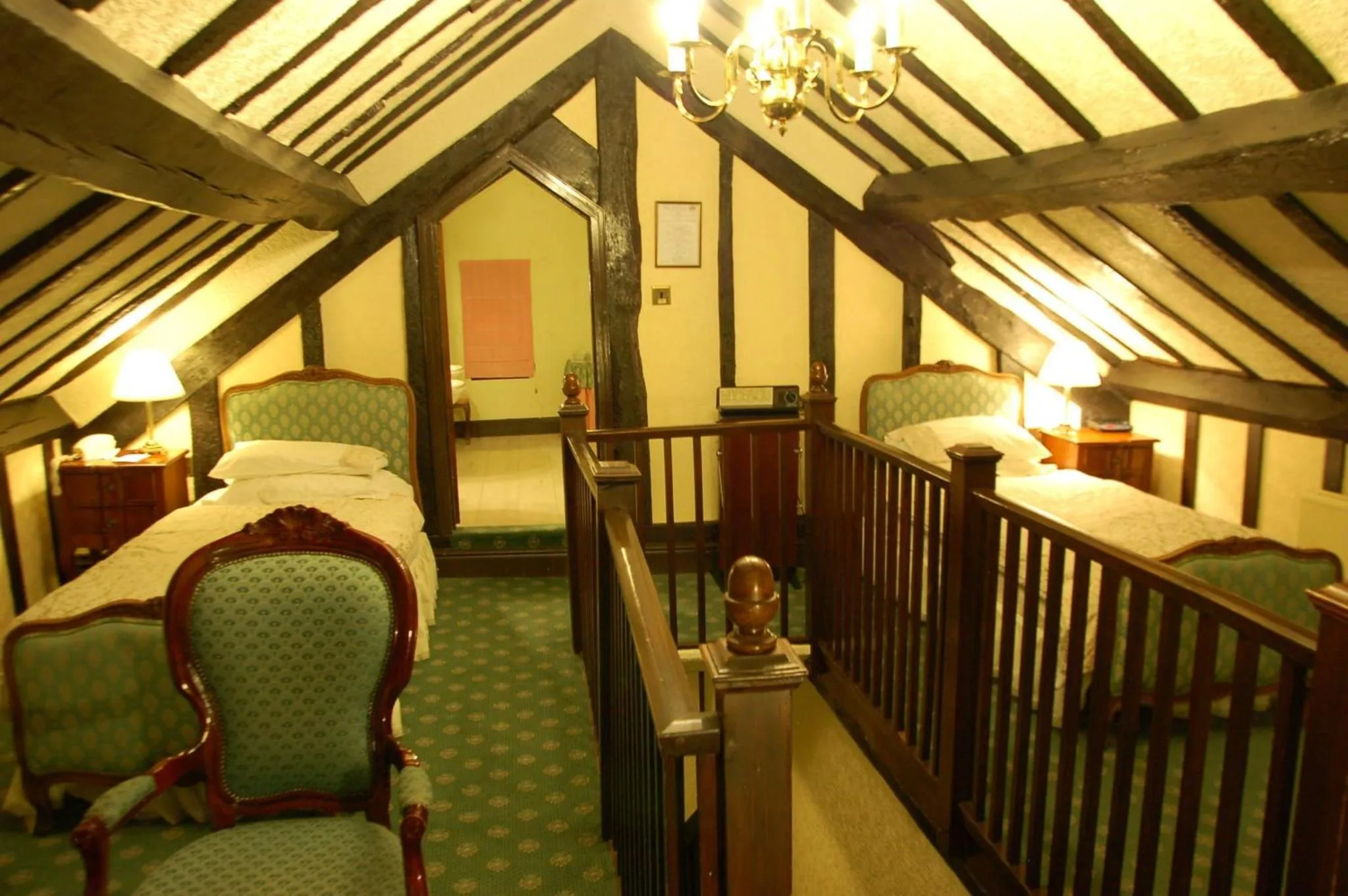 Bedroom, Bed in Albright Hussey Manor
