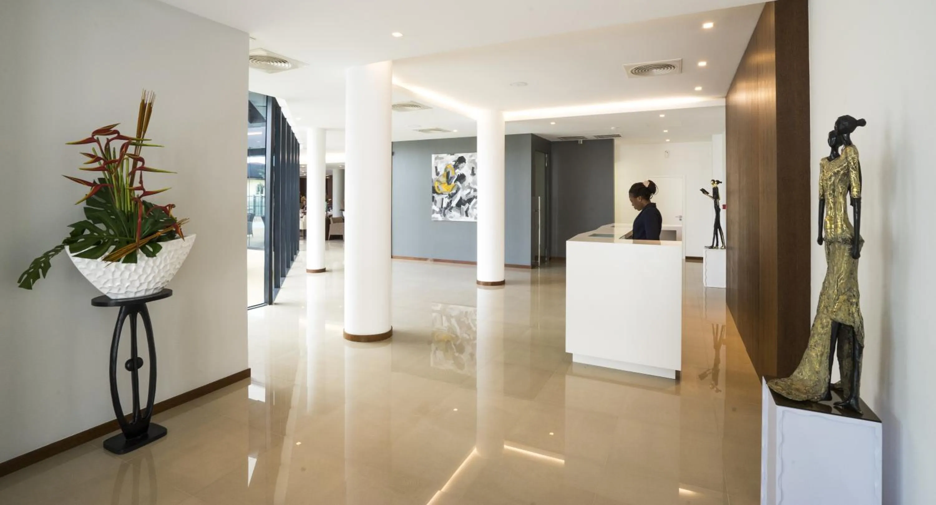Lobby or reception in Fiesta Residences Boutique Hotel and Serviced Apartments.