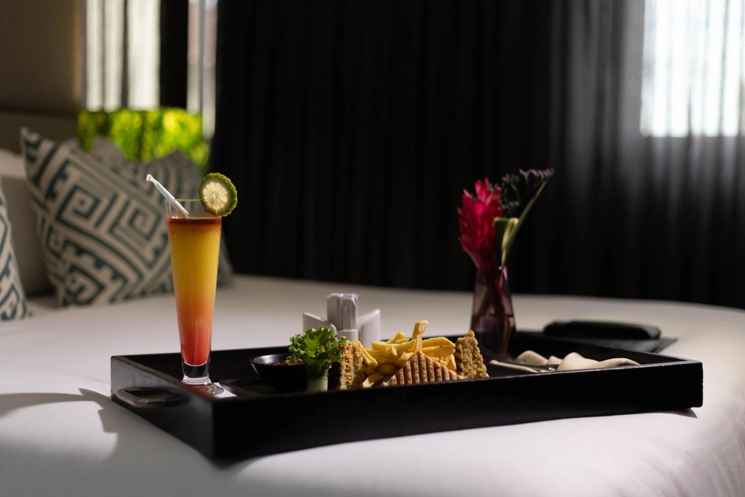 Restaurant/places to eat in Fiesta Residences Boutique Hotel and Serviced Apartments.