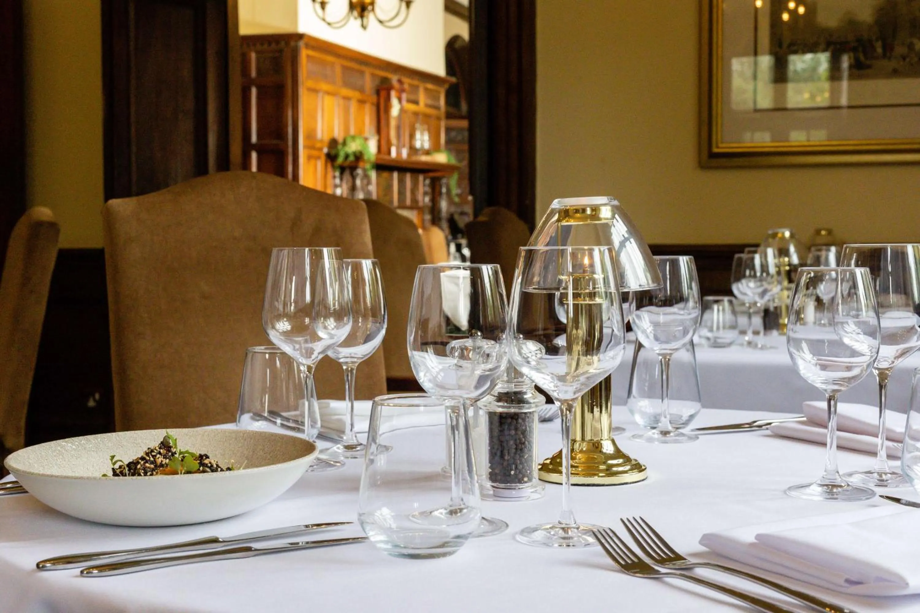 Food and drinks in Albrighton Hall Hotel and Spa, a member of Radisson Individuals