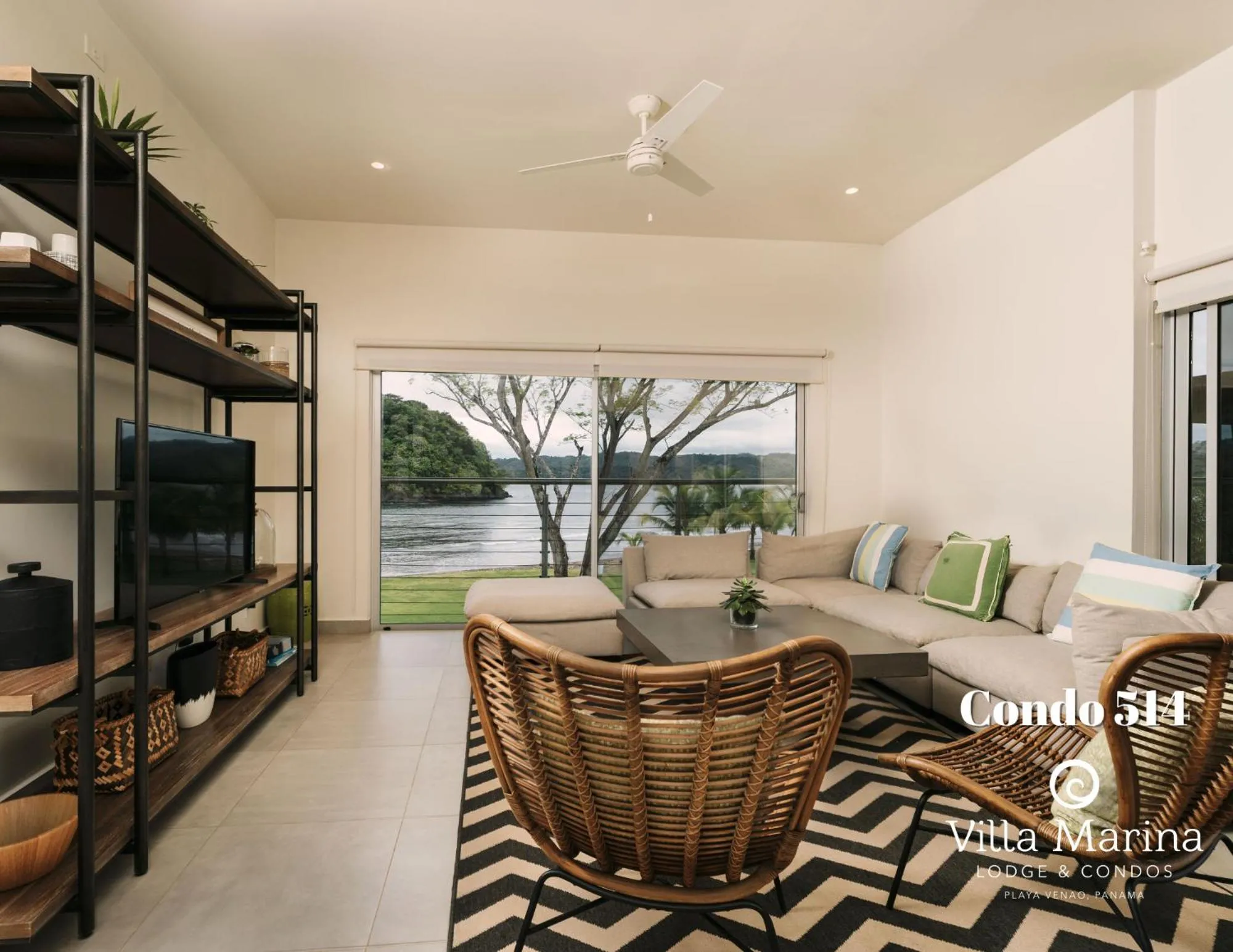 Living room in Villa Marina Lodge & Condos