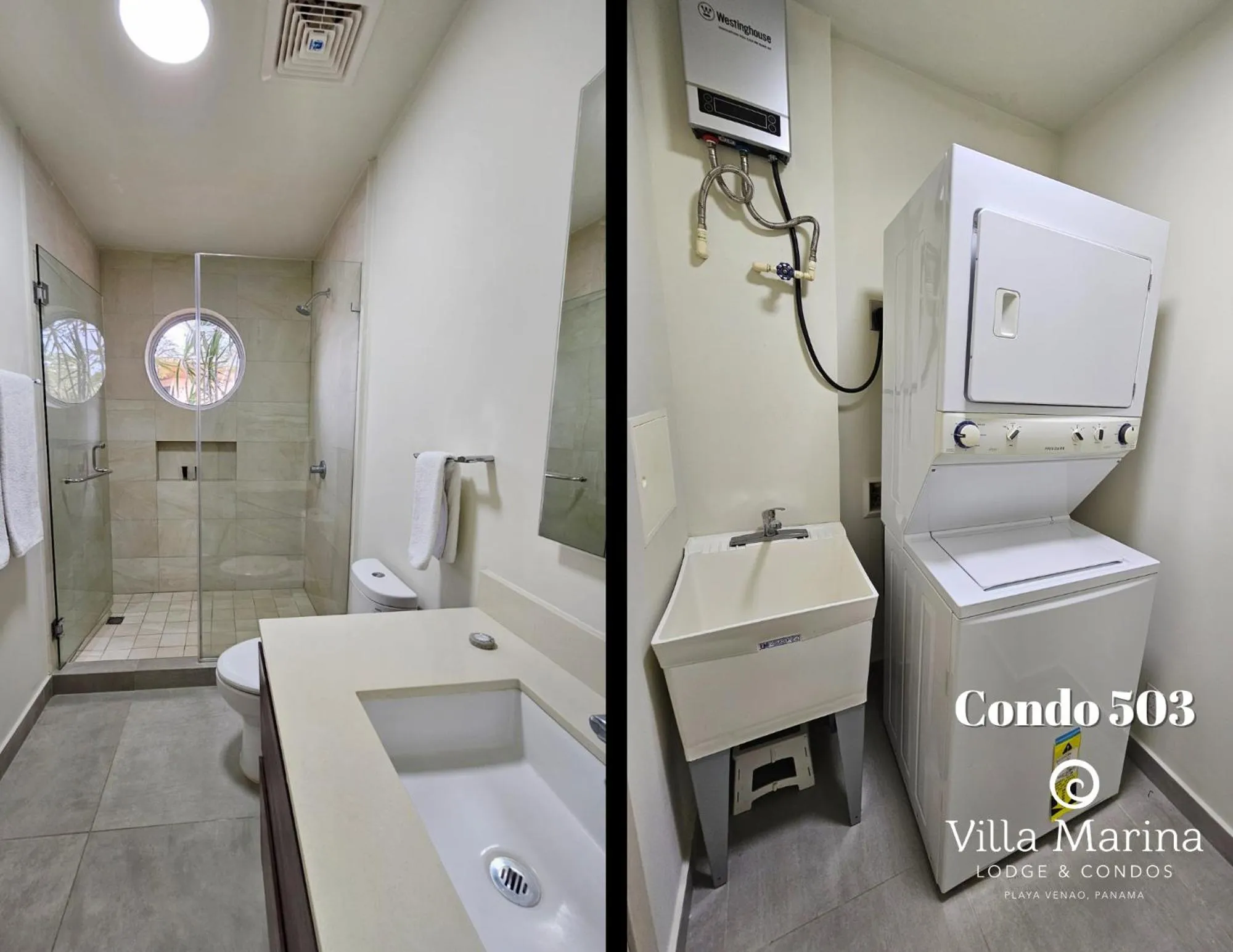 Bathroom in Villa Marina Lodge & Condos