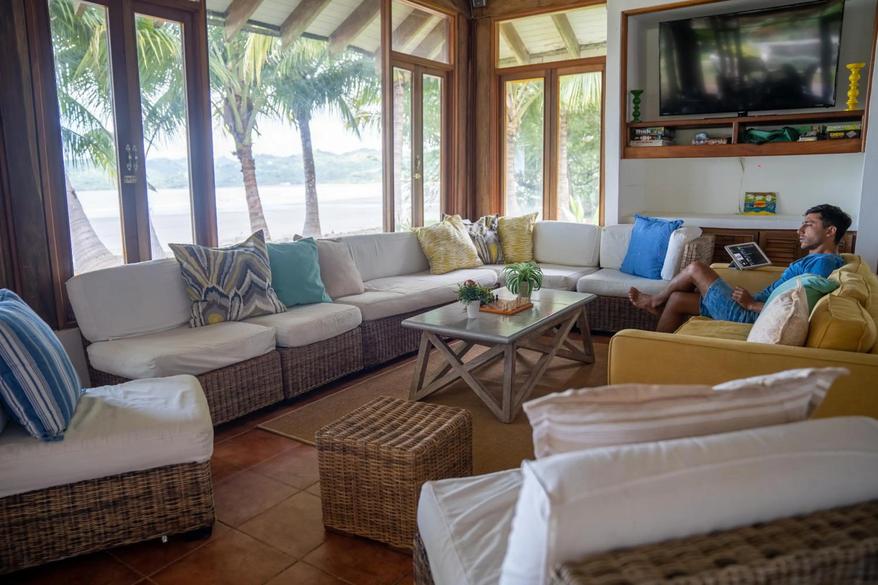 Living room in Villa Marina Lodge & Condos