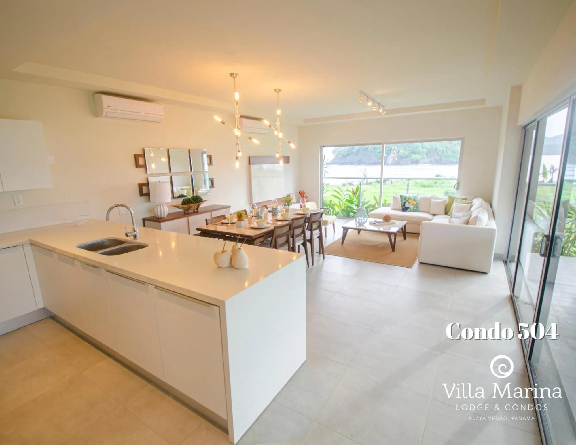 Living room in Villa Marina Lodge & Condos