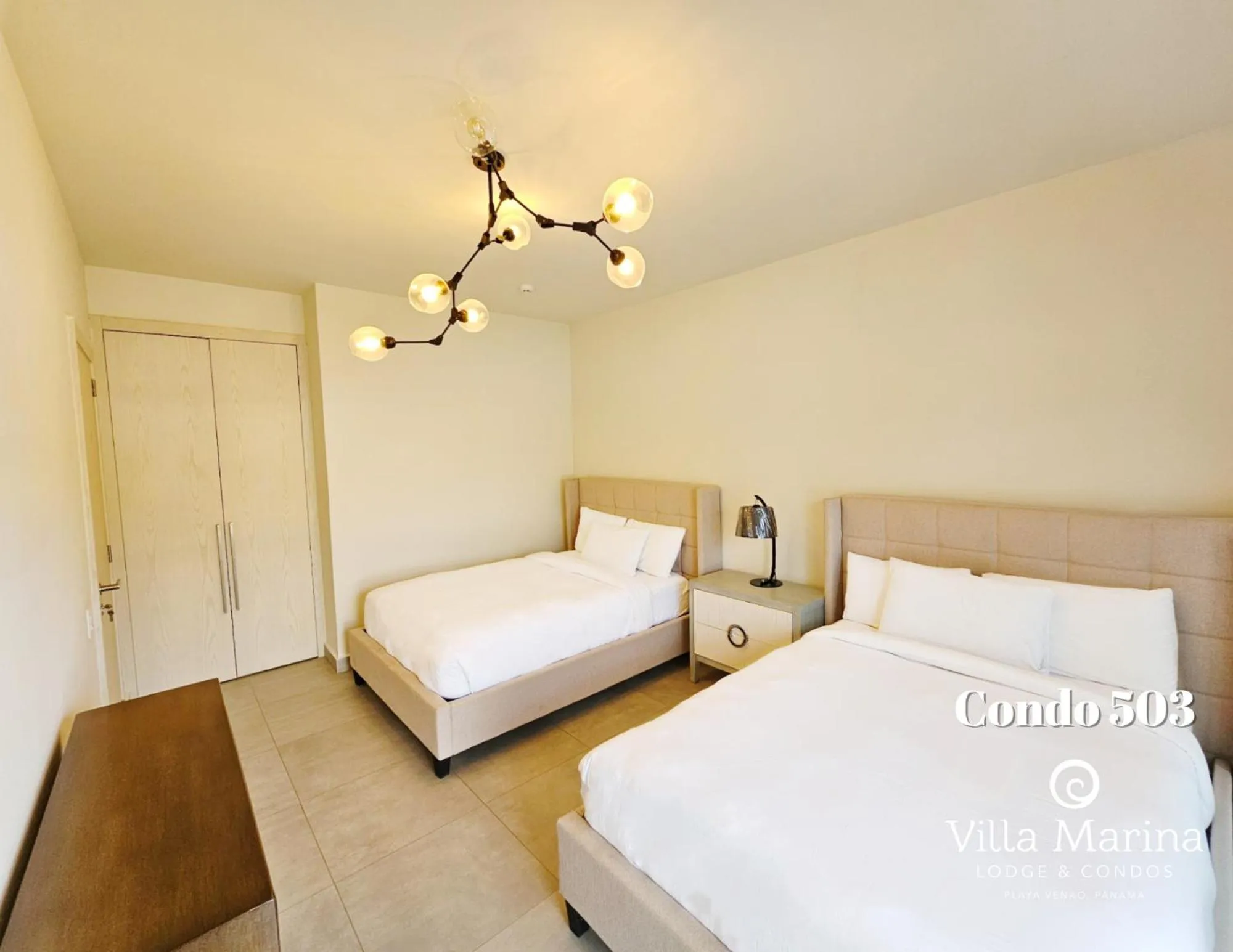 Bed in Villa Marina Lodge & Condos