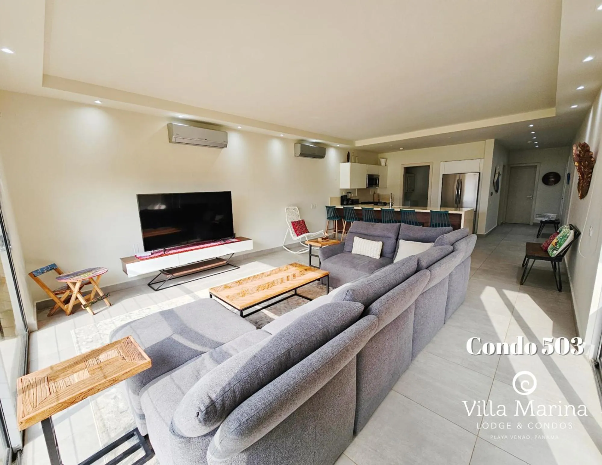 Living room in Villa Marina Lodge & Condos