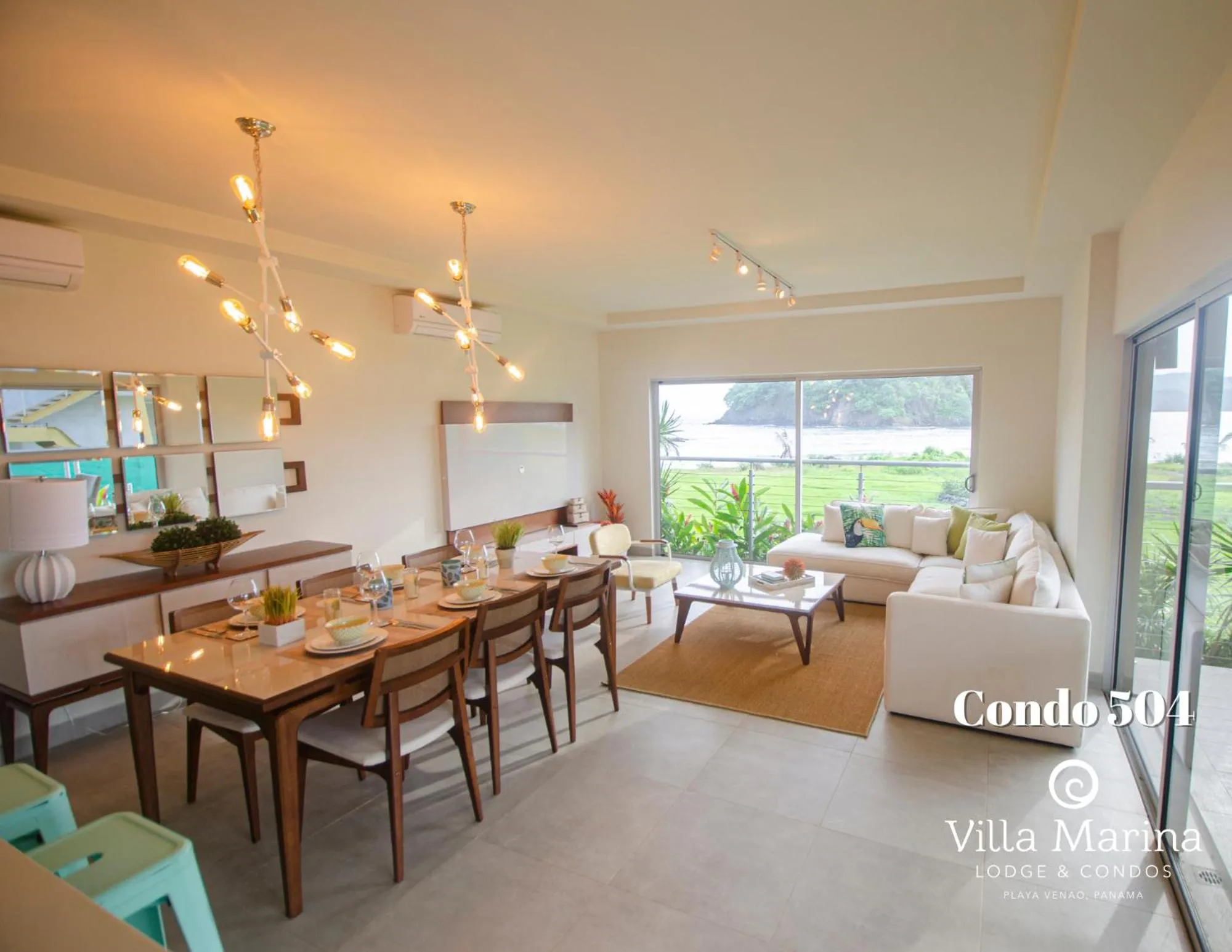 Living room in Villa Marina Lodge & Condos