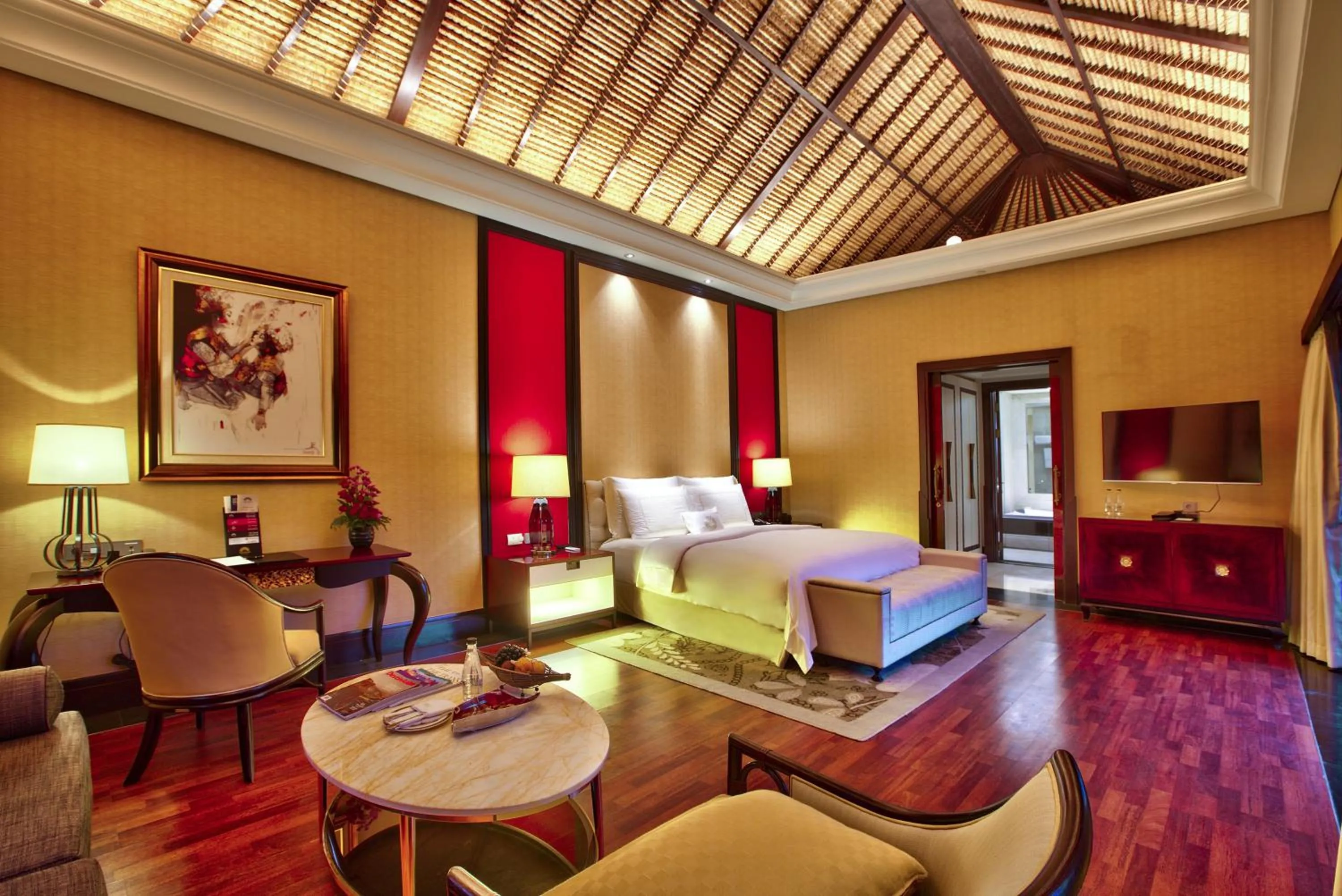 Living room, Bed in The Trans Resort Bali