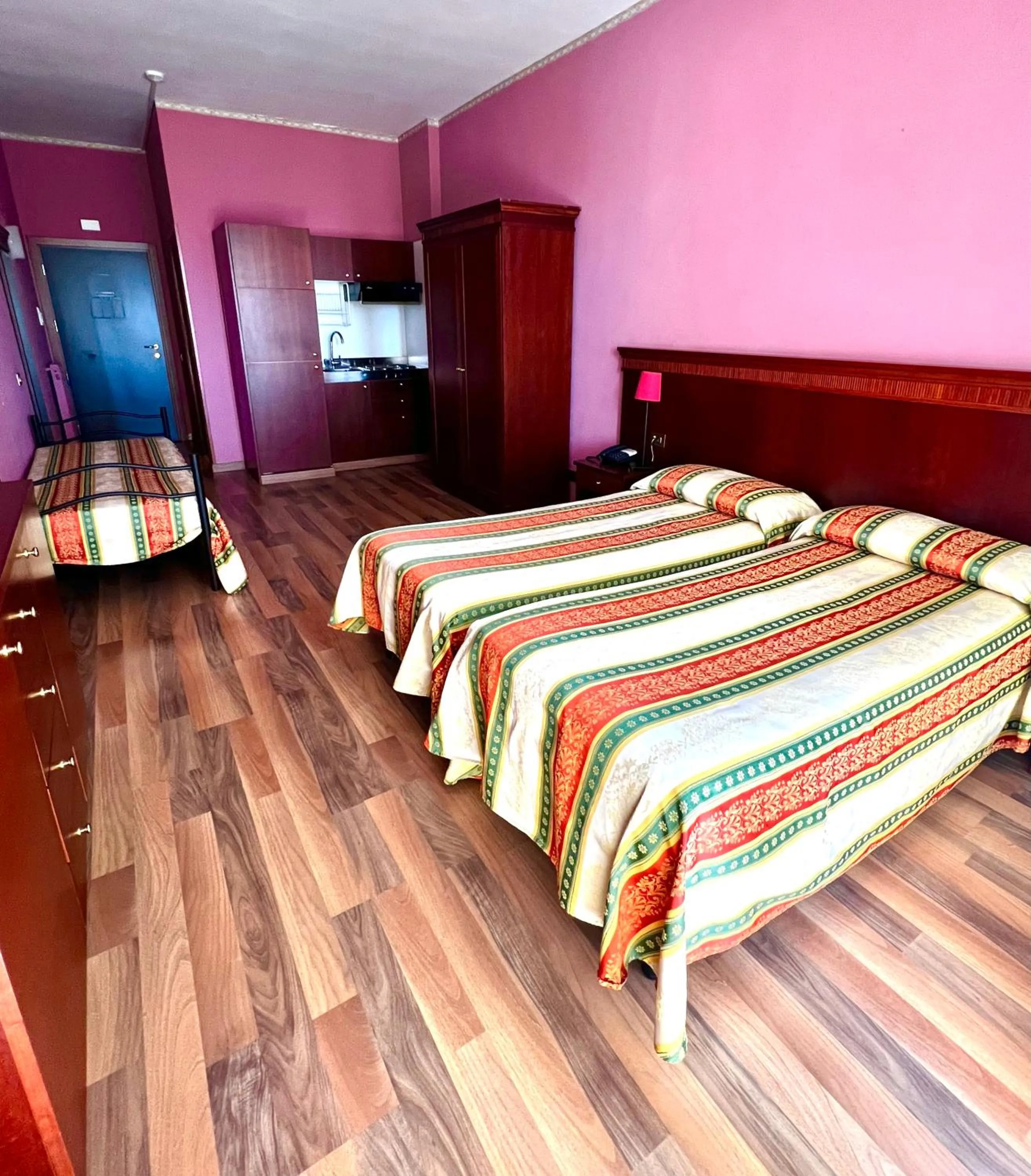 Bed in Parco Tirreno Hotel