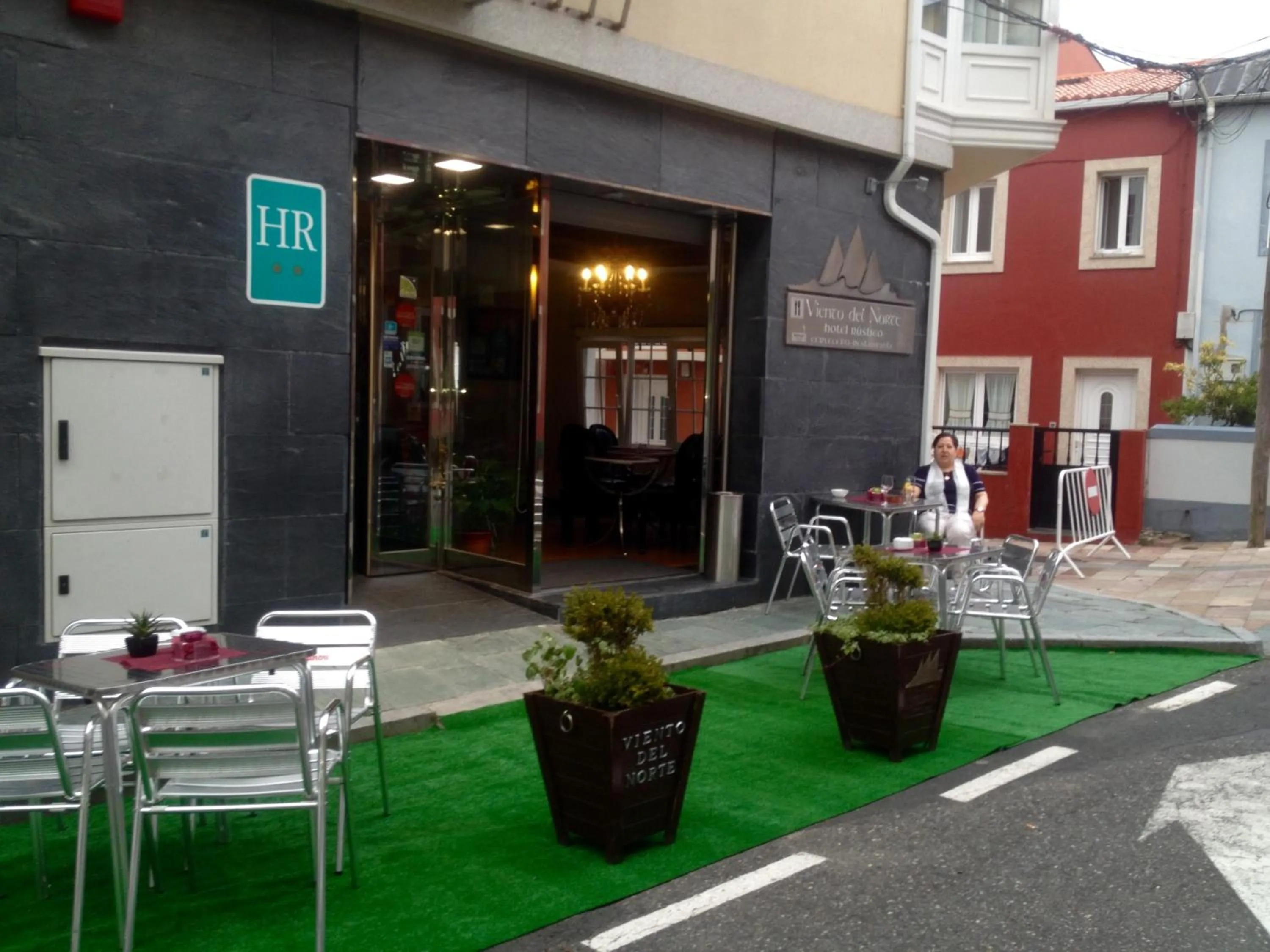 Patio in Hotel Viento del Norte