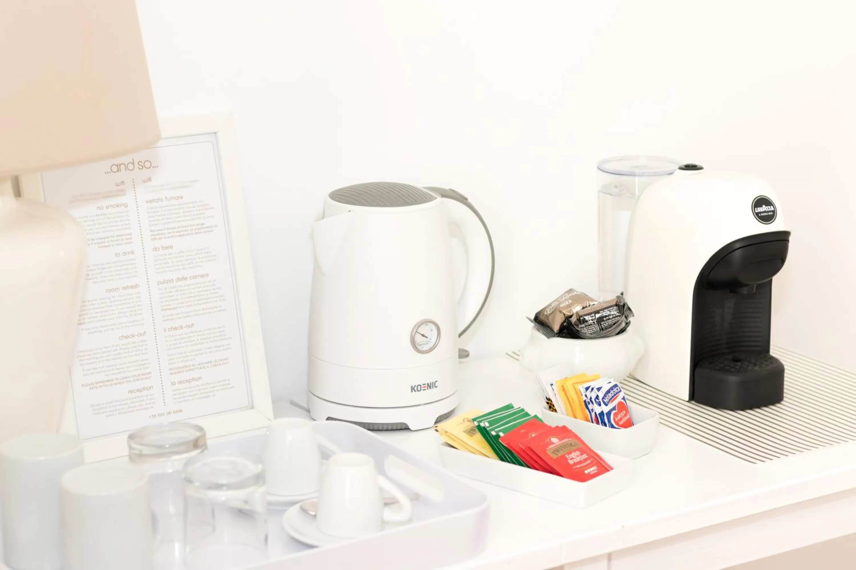 Coffee/tea facilities in And So