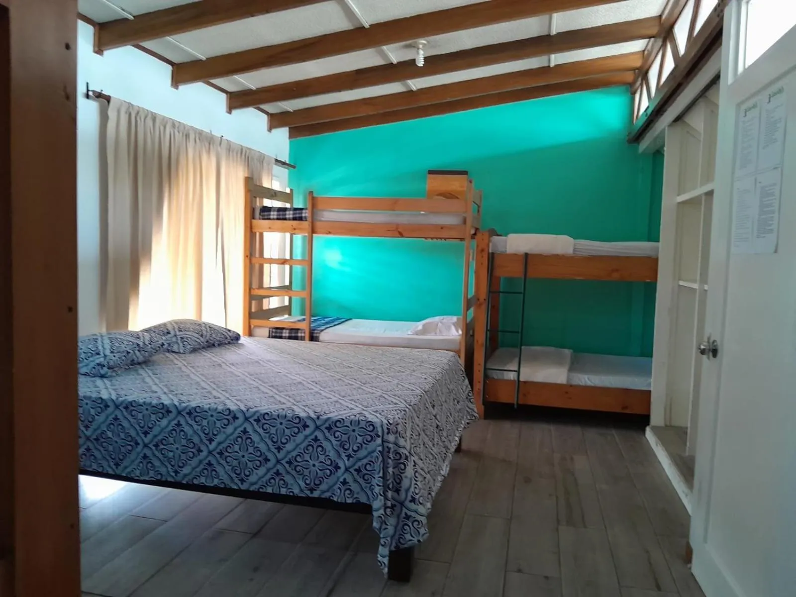 Bed in Gaudy's Hotel