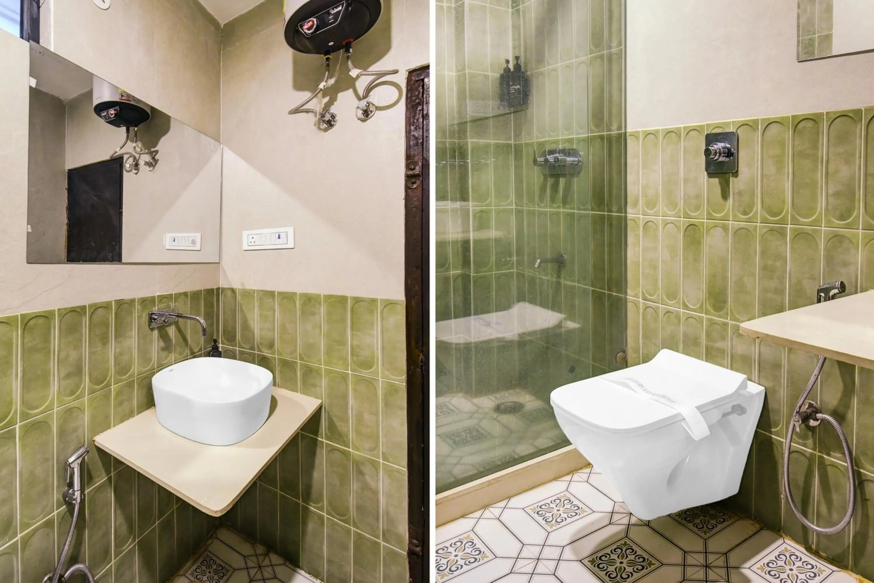 Bathroom in Super Townhouse Chandpole Metro Station Formerly Hotel Raghuraj Palace