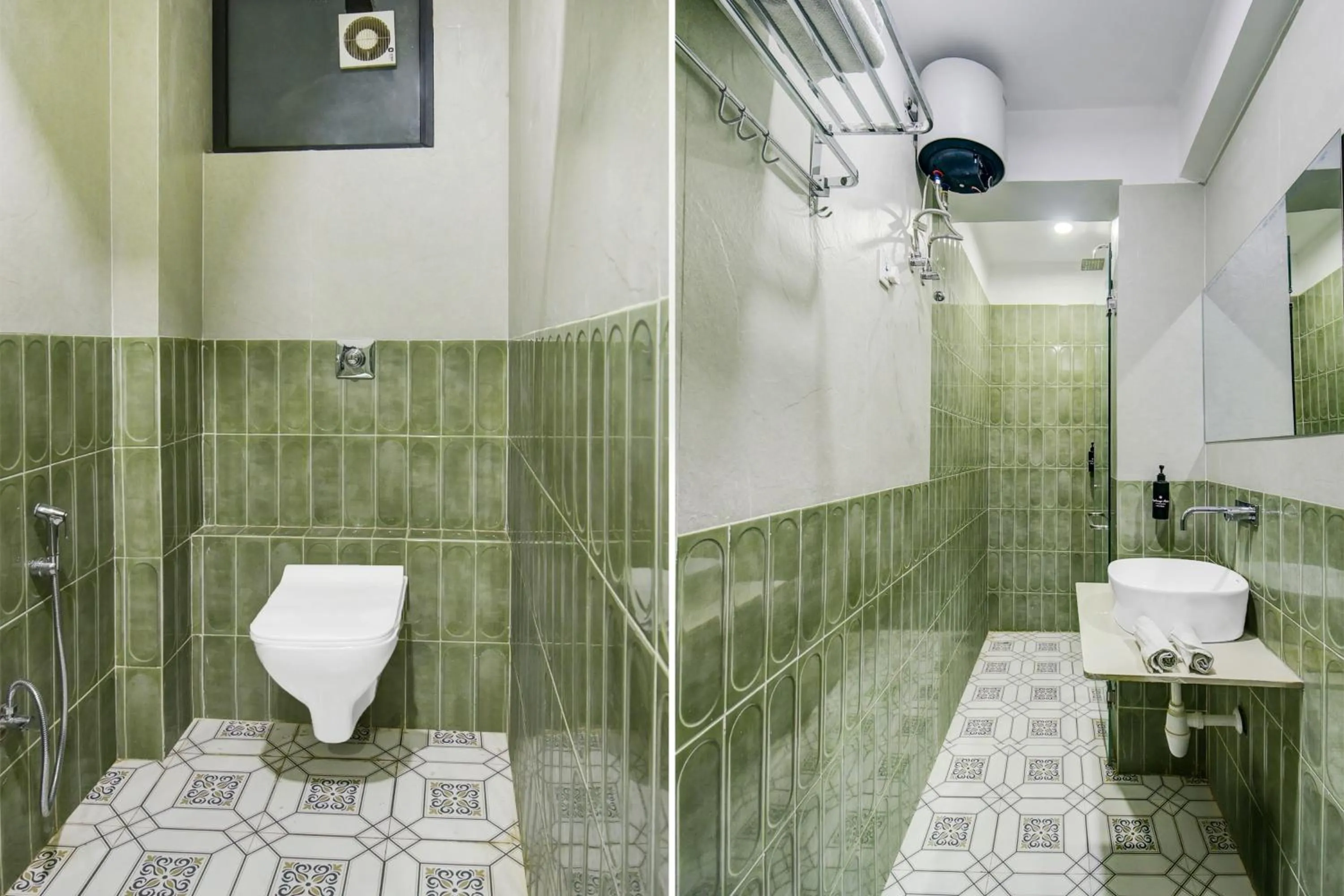 Bathroom in Super Townhouse Chandpole Metro Station Formerly Hotel Raghuraj Palace