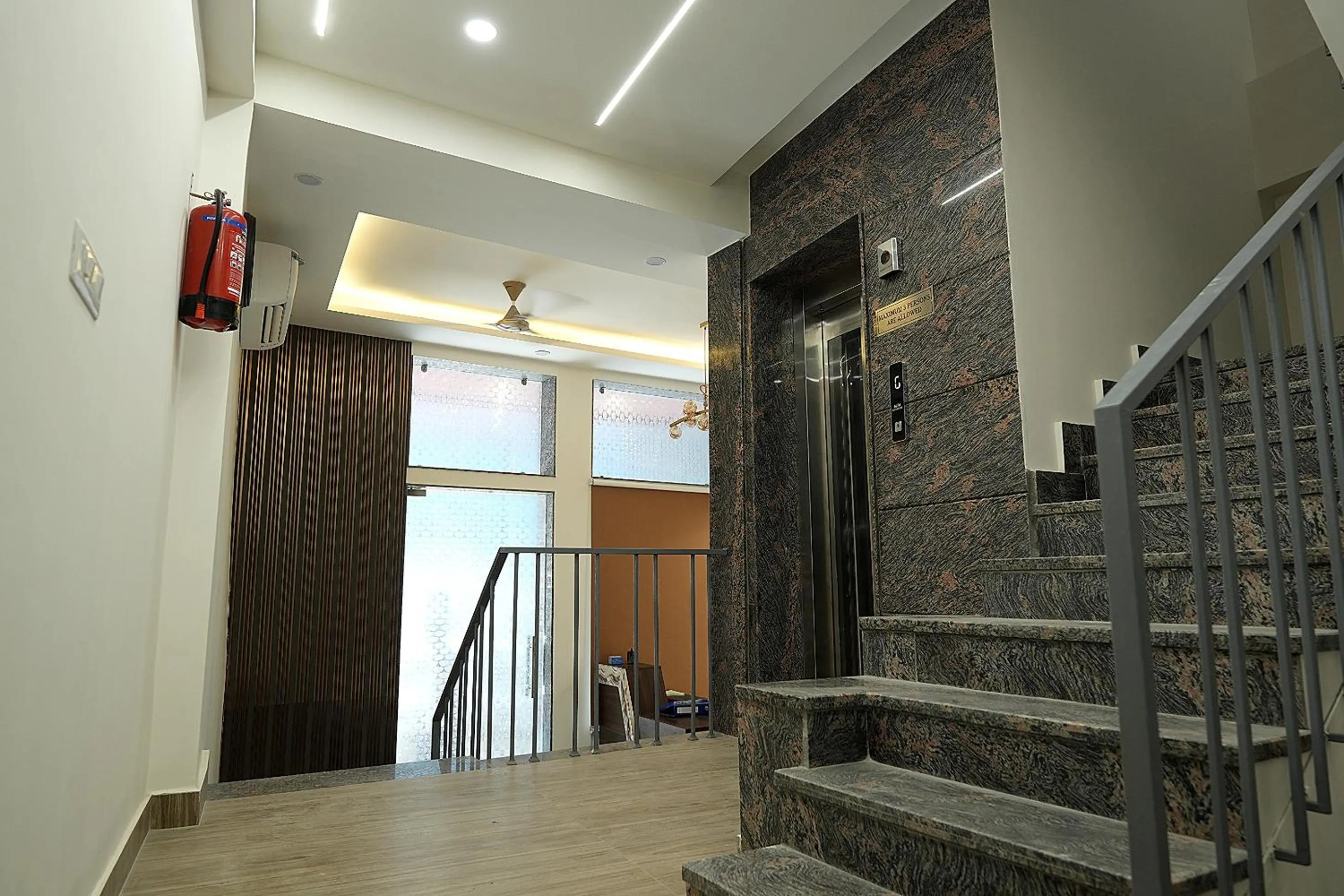 elevator in Hotel Sunrise Ecostay