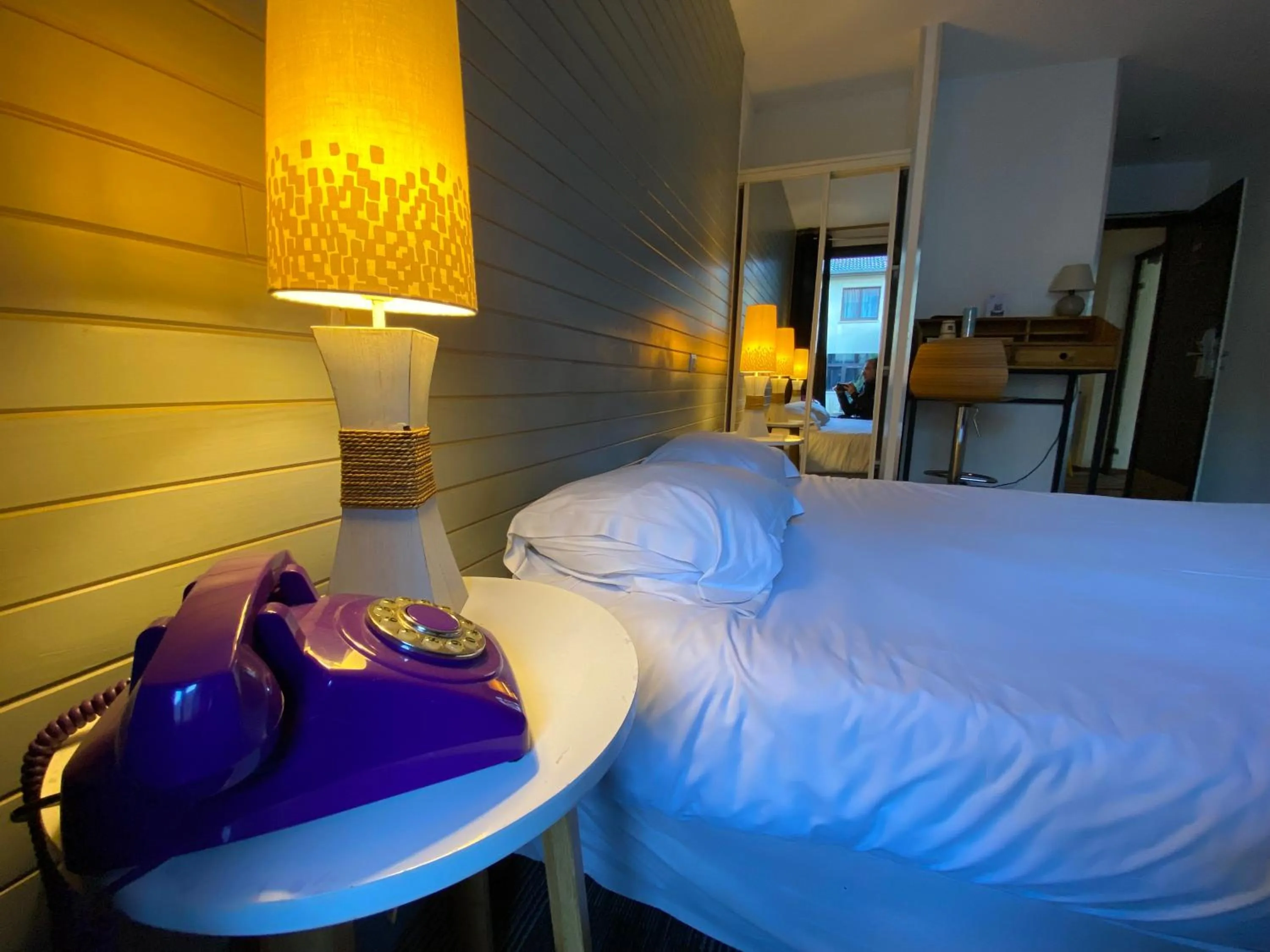 Bedroom in Enzo Hôtels - ST Eloy Metz Amneville By Kyriad Direct