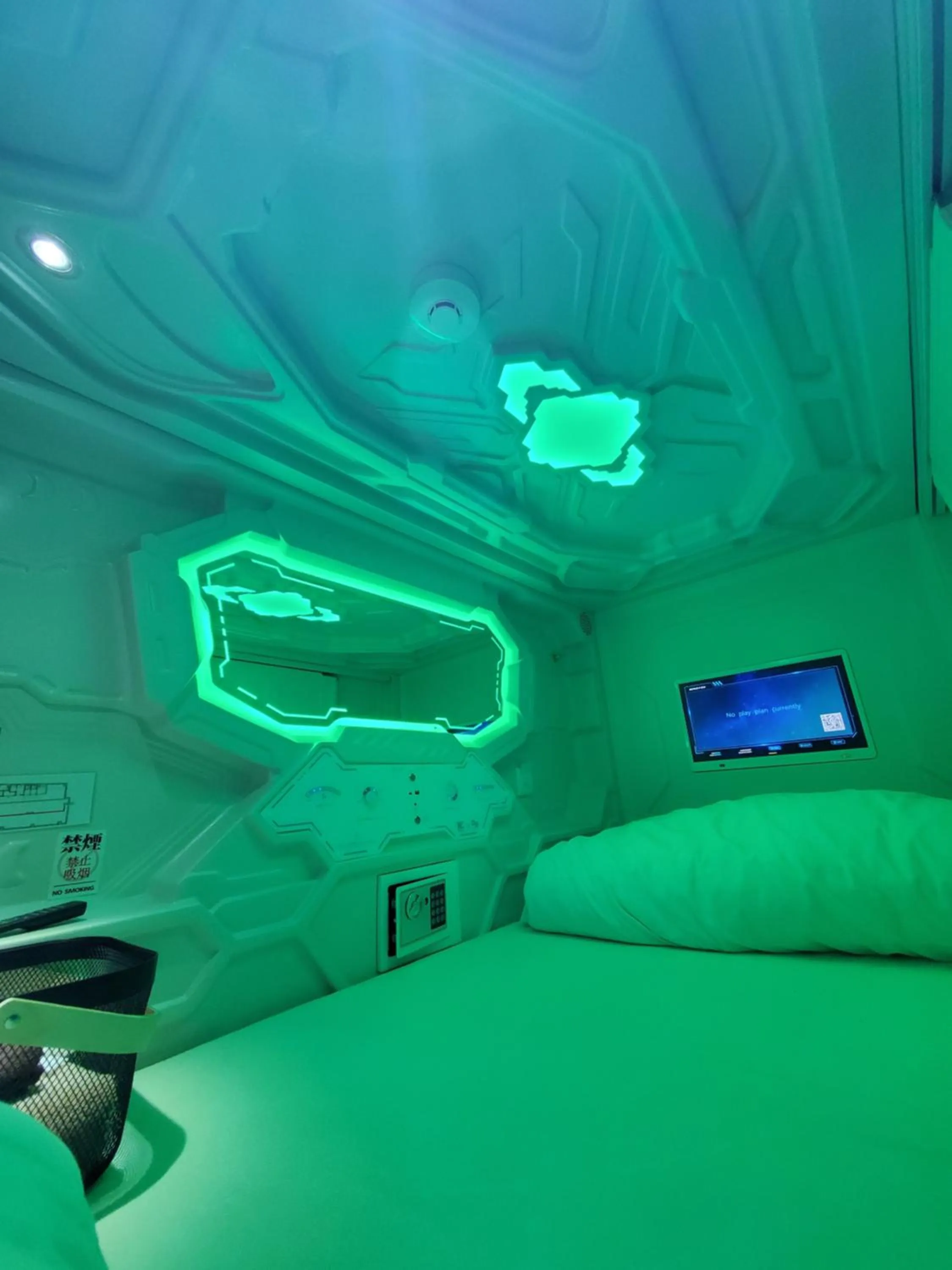 Bed in Hotel Galaxy Pod 北越谷店