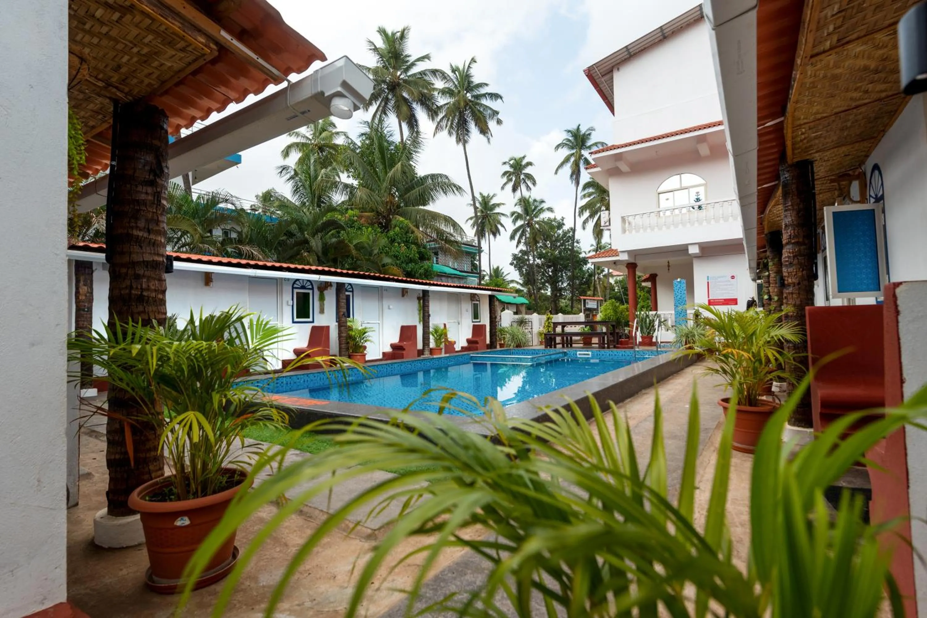 Garden view in Hotel La Paulo's Near Beach Resort