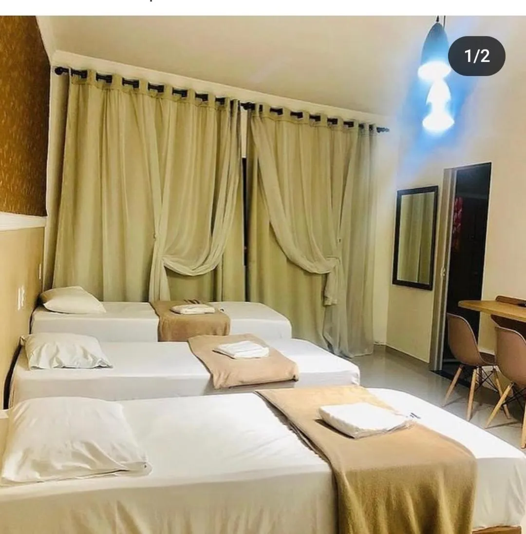 Bed in Hotel Guarulhos