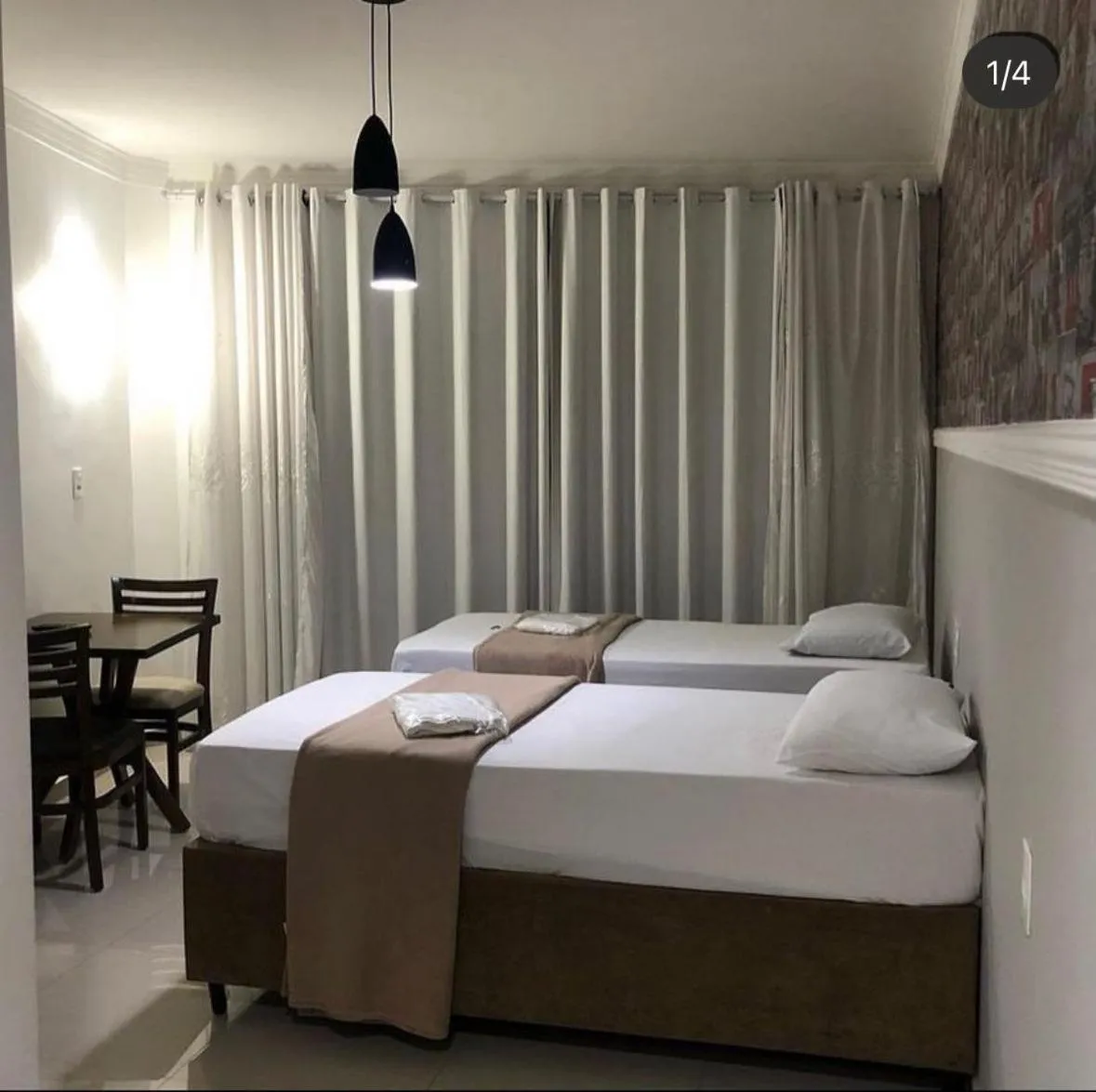 Bed in Hotel Guarulhos