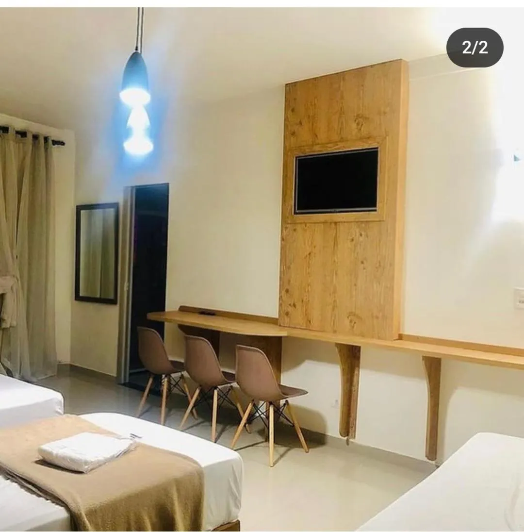 Bed in Hotel Guarulhos