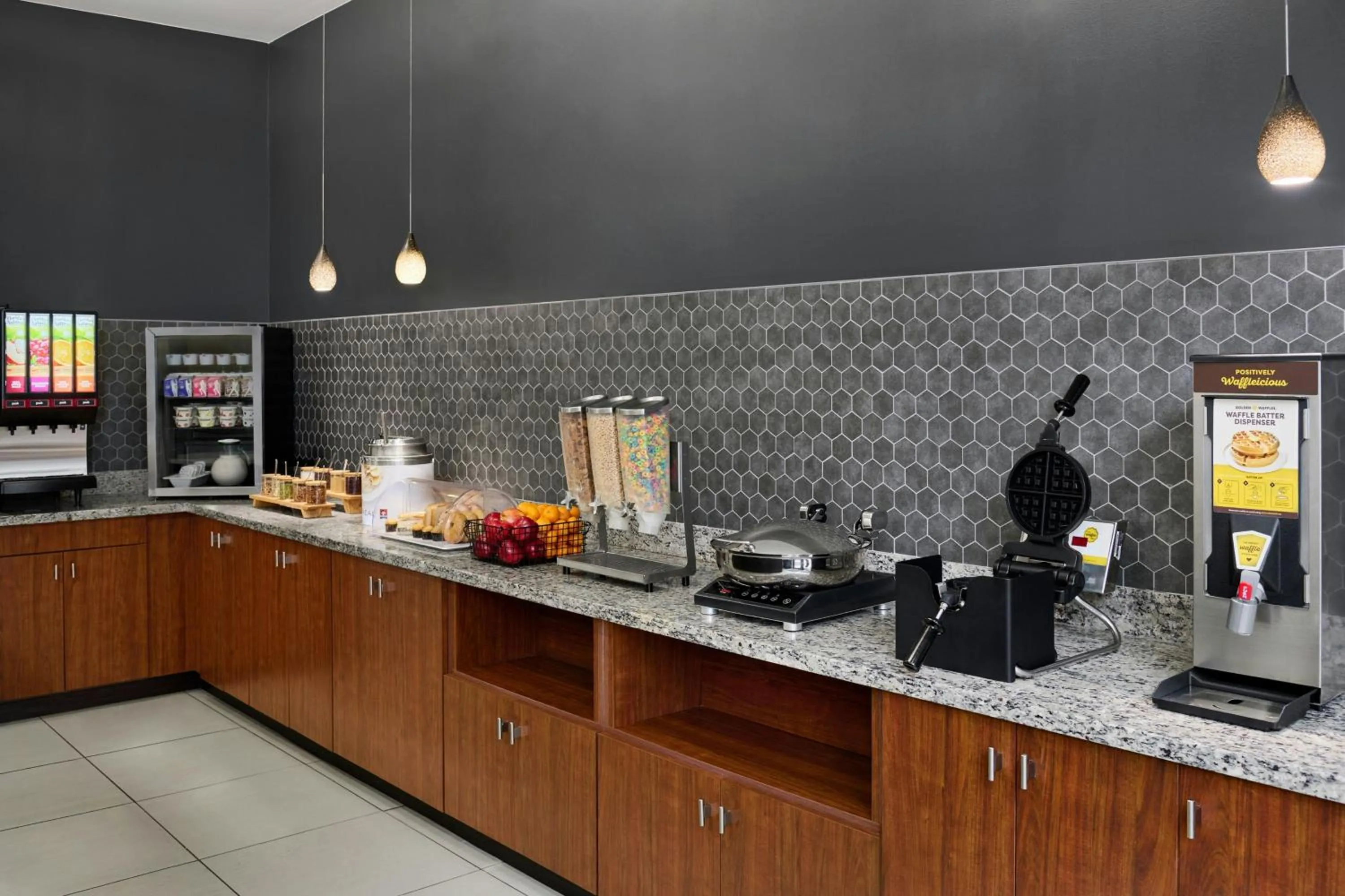 Breakfast in TownePlace Suites by Marriott Lawrence Downtown