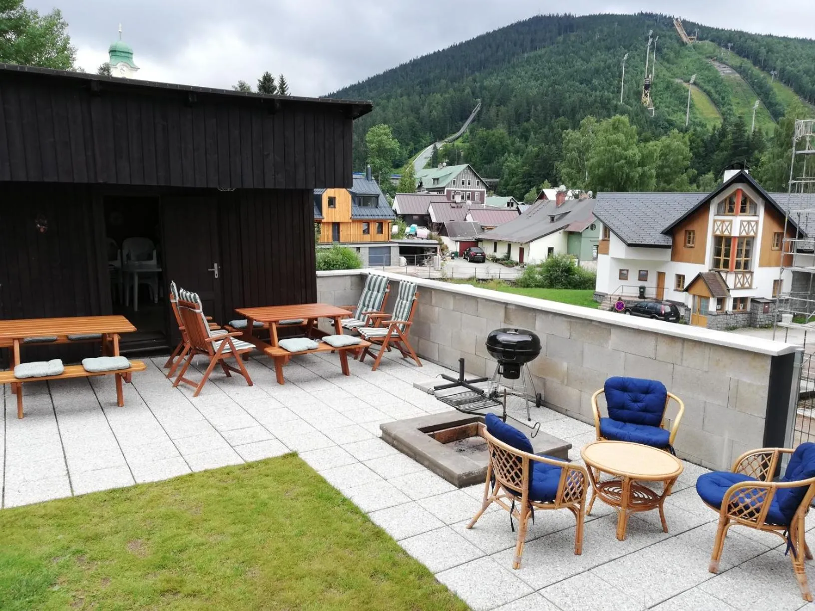 Patio in Horská chata Ježek