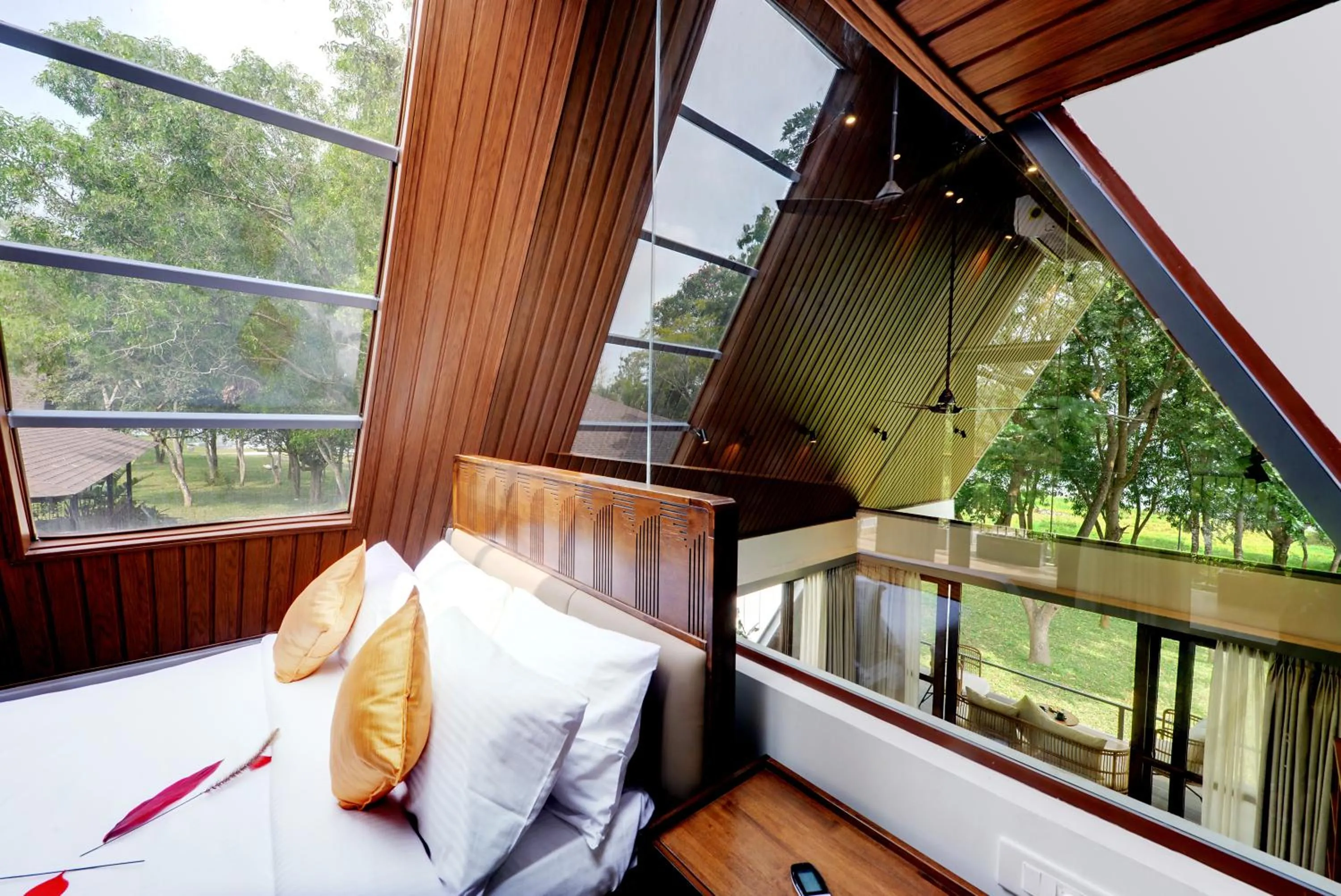 Bed in Sandesh Water Edge Kabini