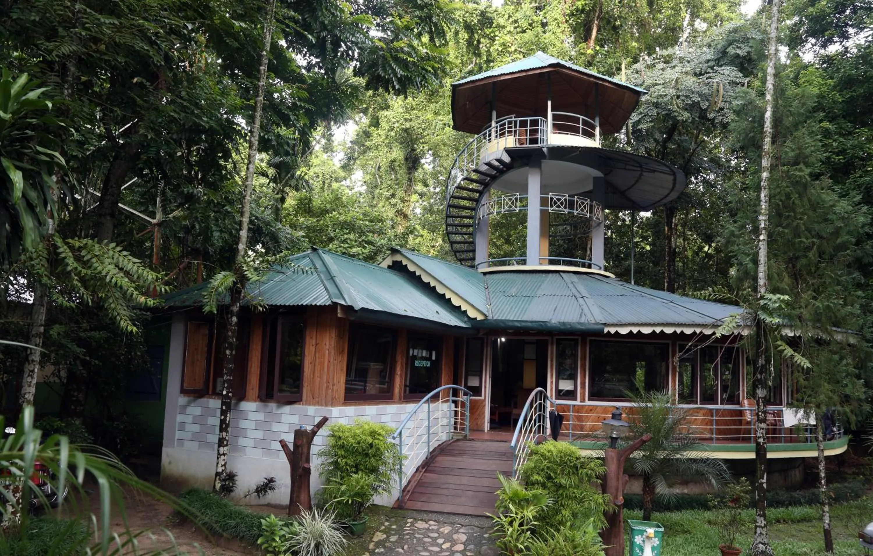 Property building in Aranya Jungle Resorts