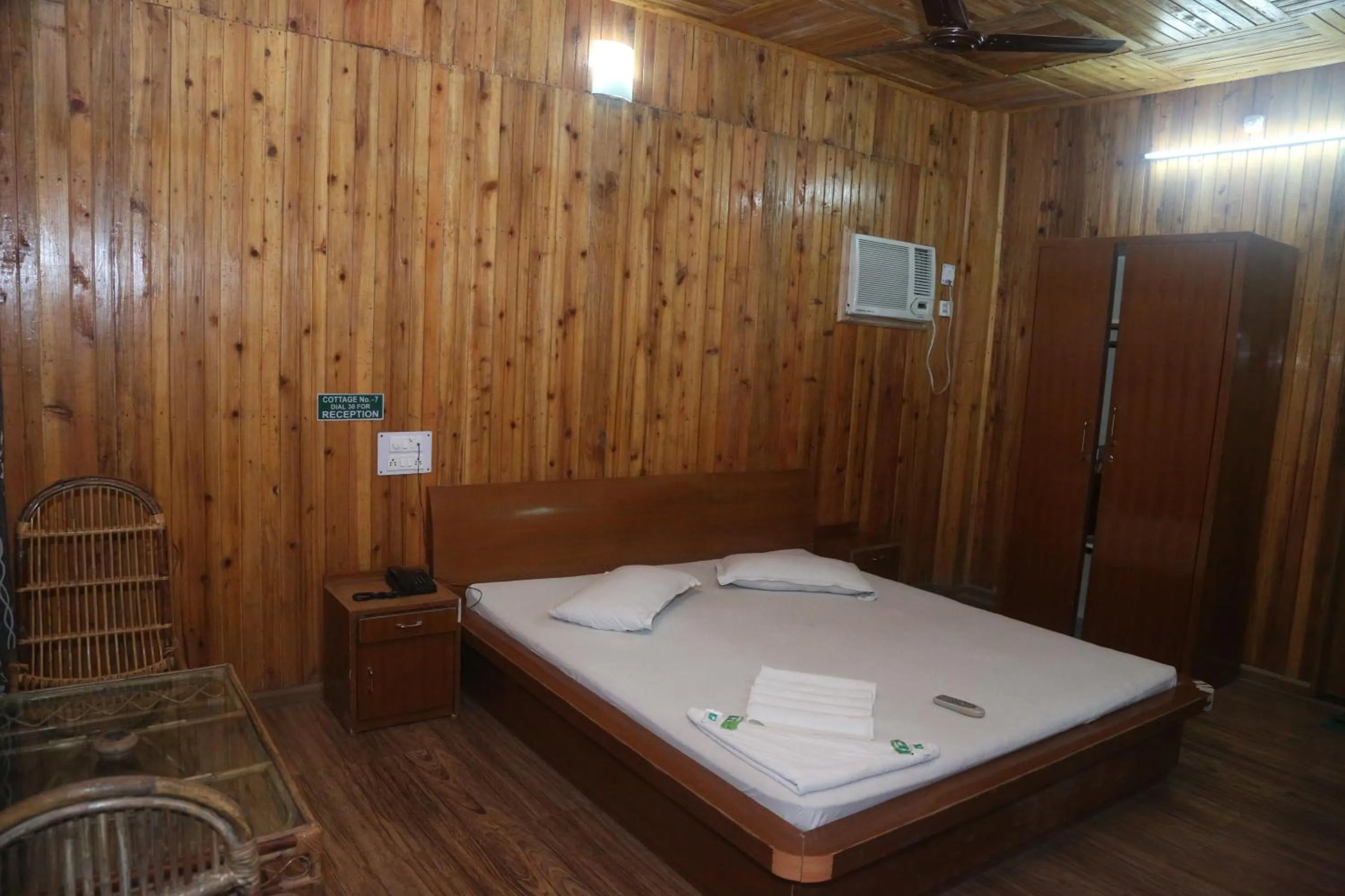 Bed in Aranya Jungle Resorts