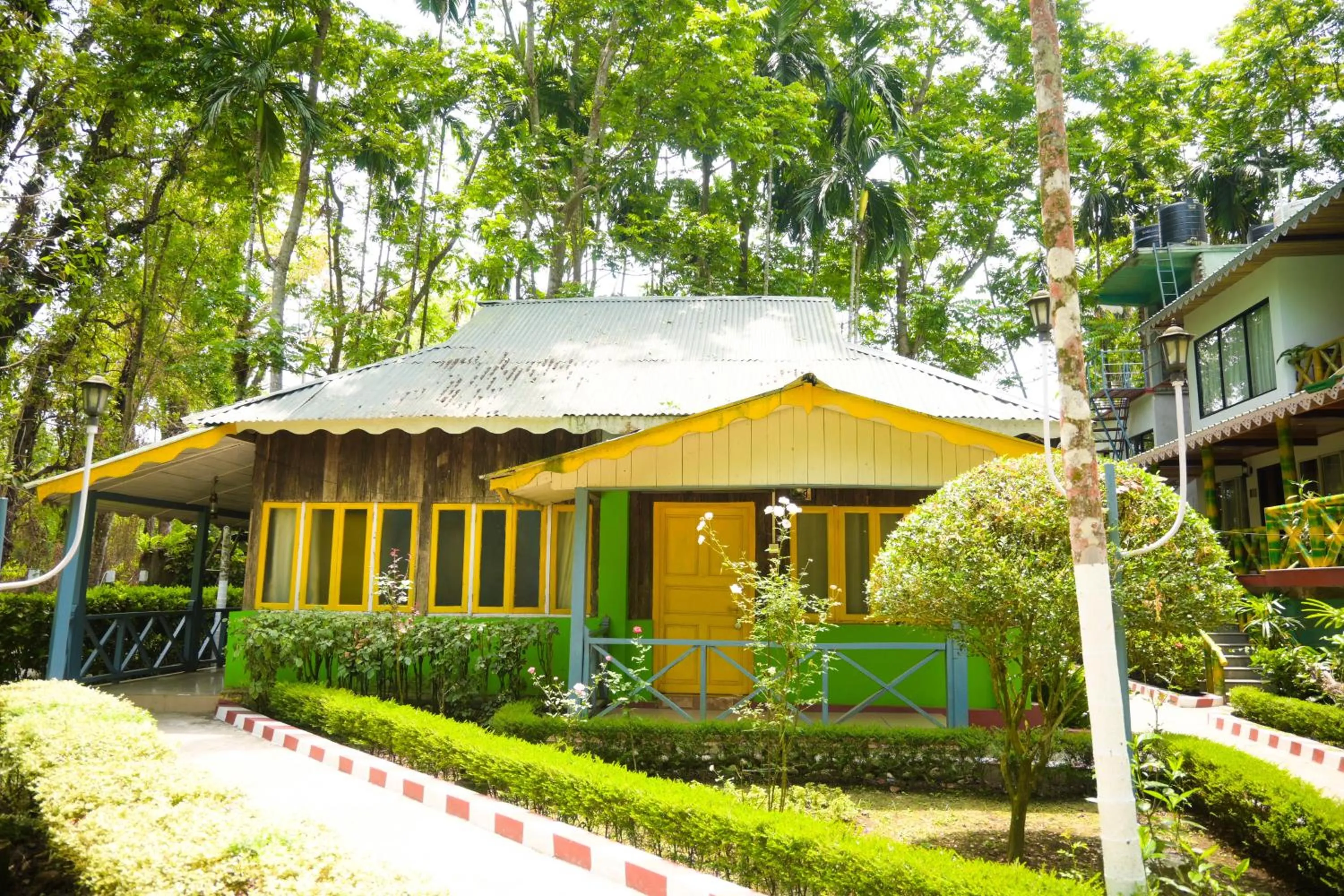 Property building in Aranya Jungle Resorts