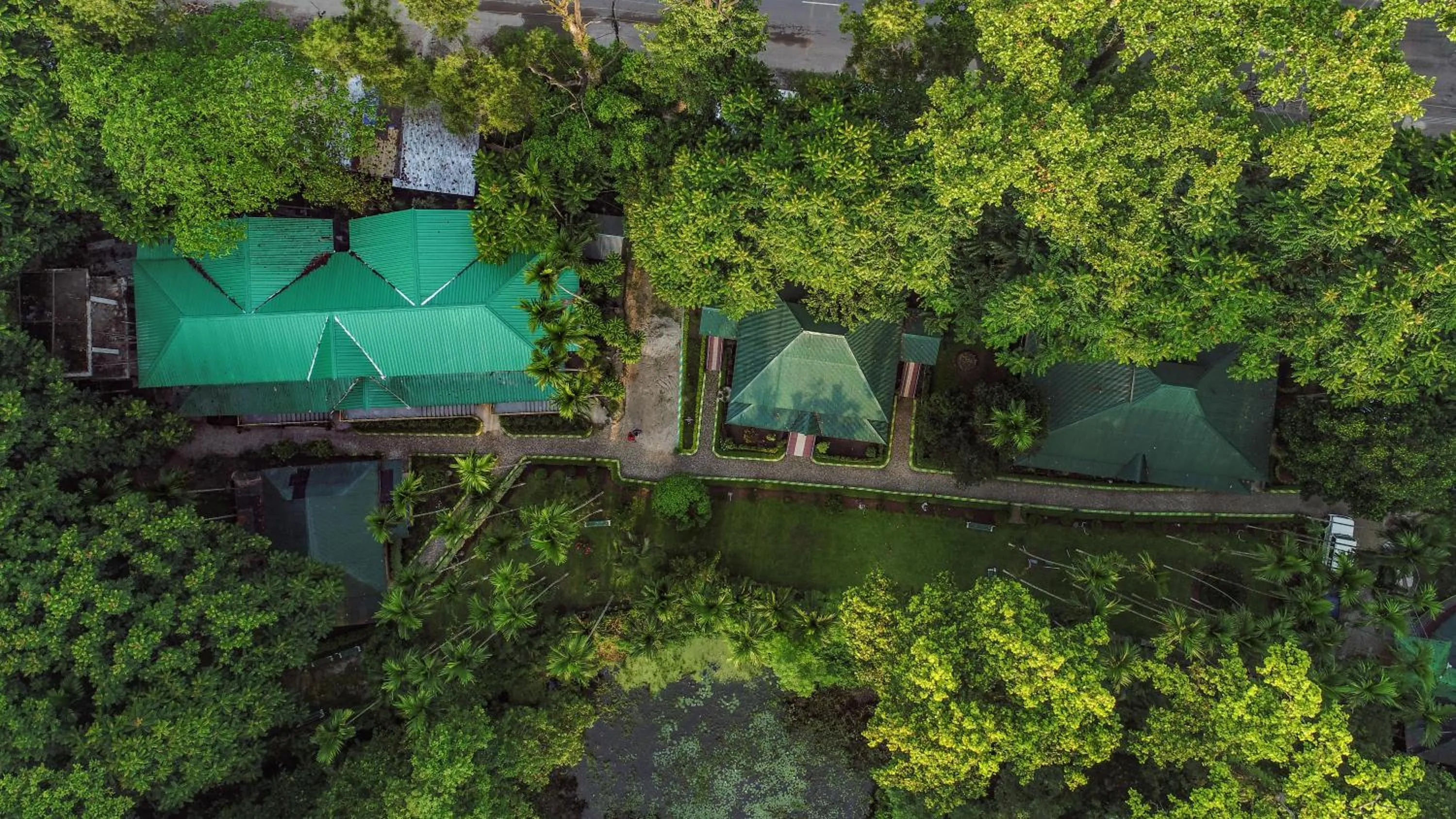Bird's eye view in Aranya Jungle Resorts