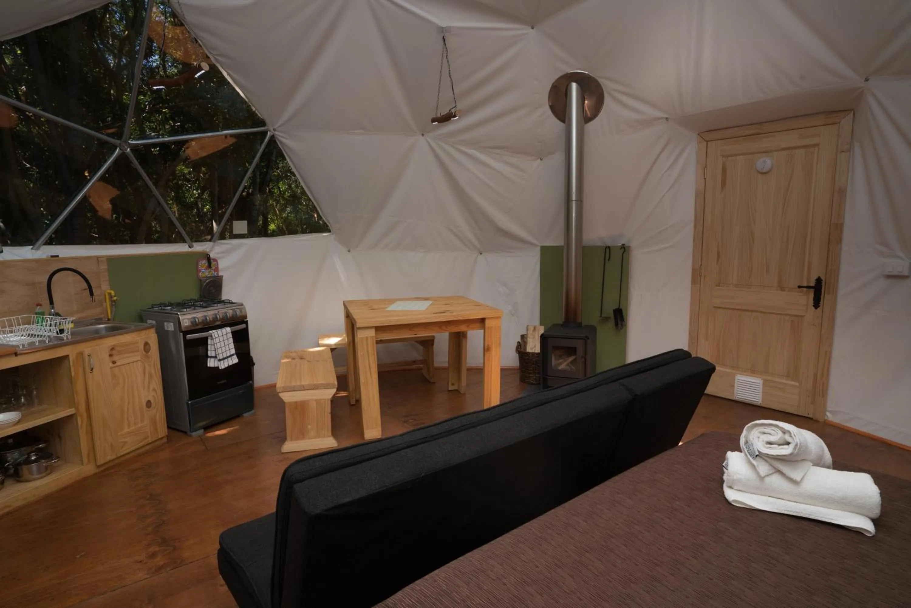 Living room in Cabañas Ensenada Bosque Nativo