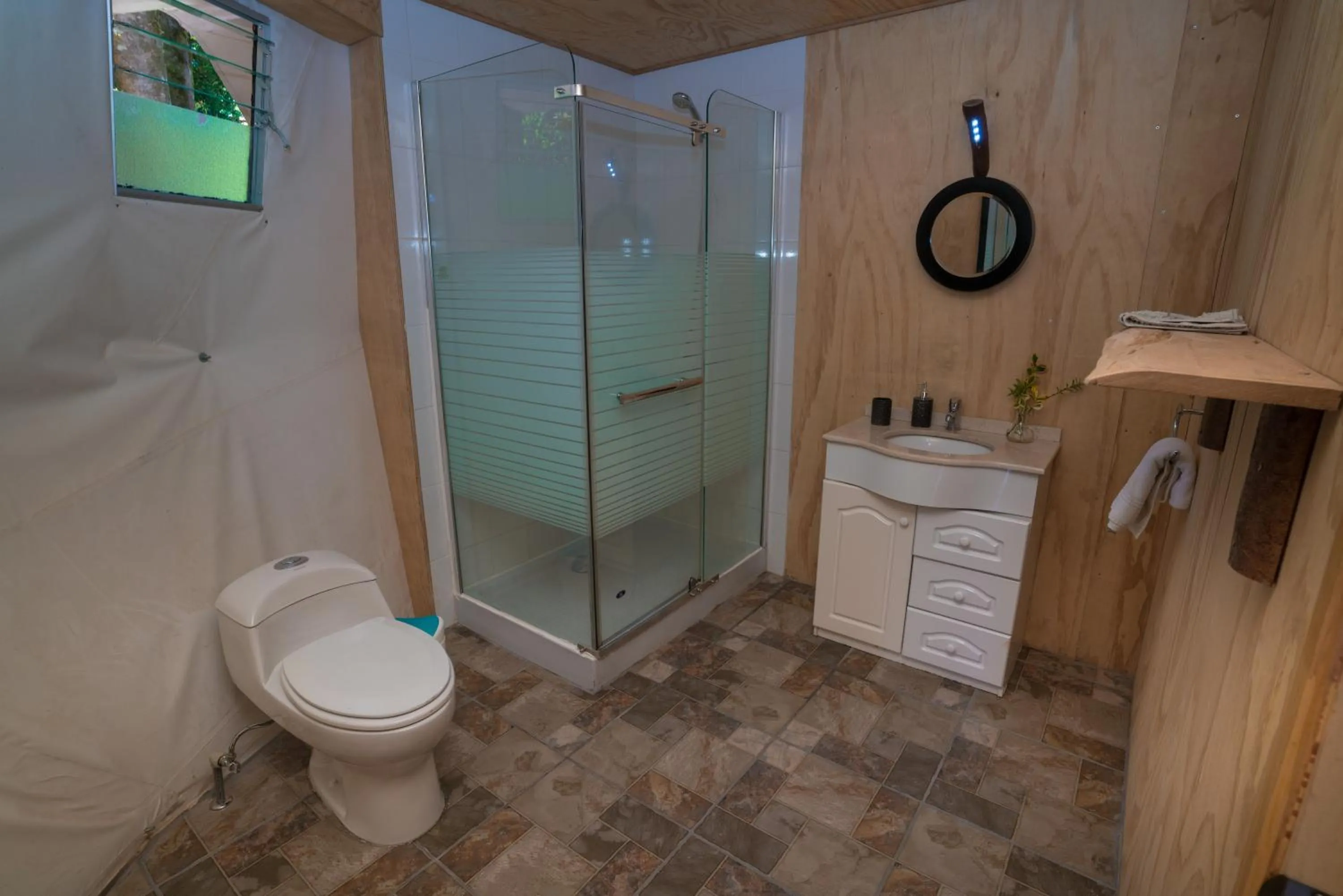 Bathroom in Cabañas Ensenada Bosque Nativo