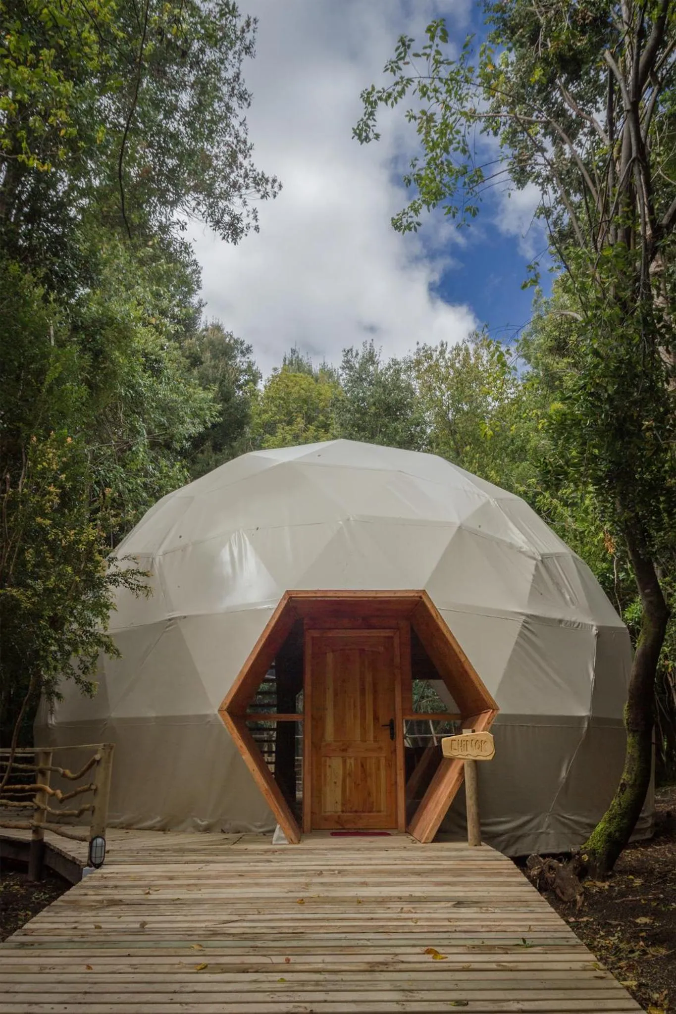 Decorative detail in Cabañas Ensenada Bosque Nativo