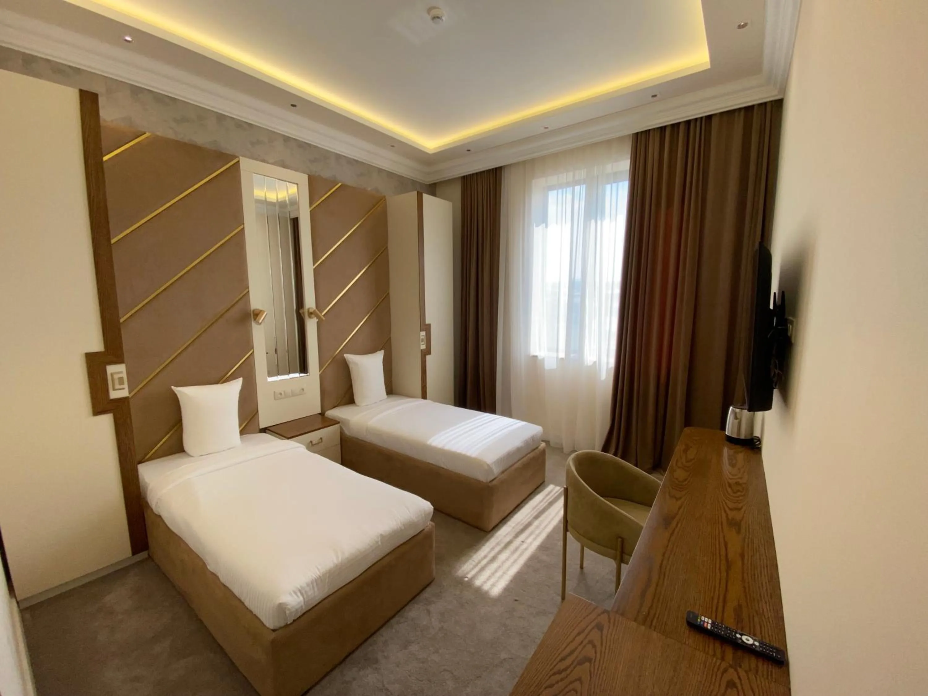 Bed in Ketrin Hotel Restaurant