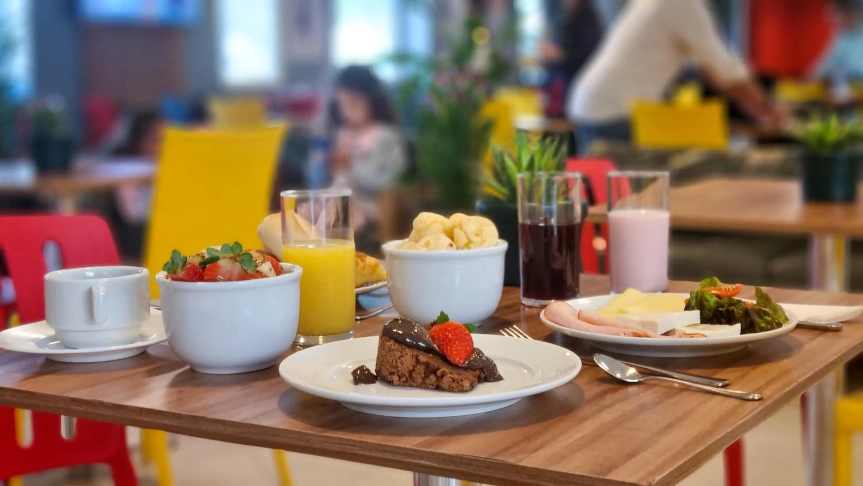 Buffet breakfast in ibis Rio de Janeiro Parque Olimpico