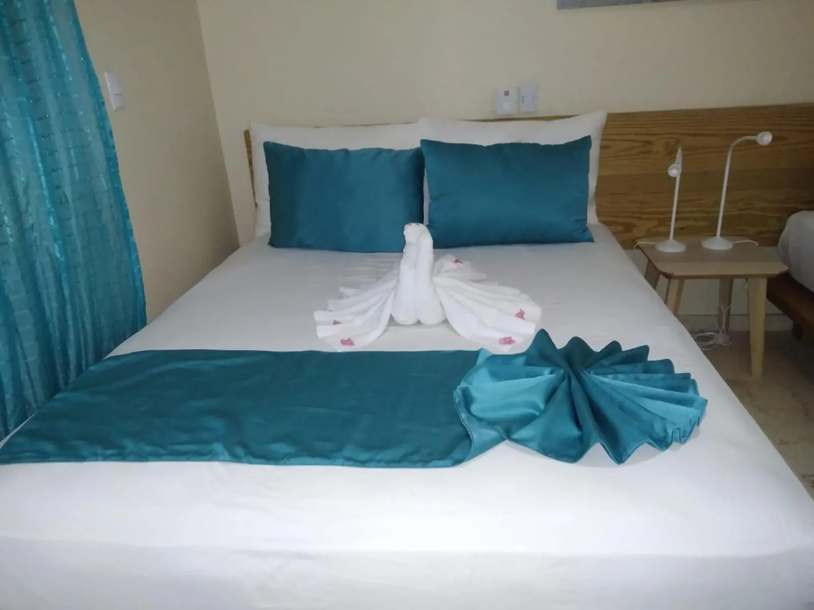 Bed in Paradise Island Beach Resort