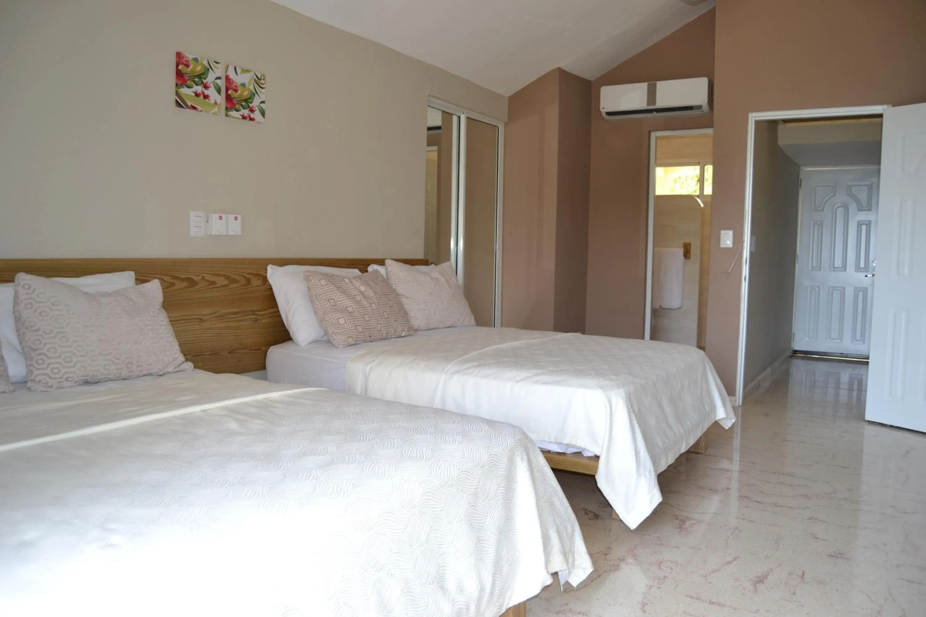 Bed in Paradise Island Beach Resort