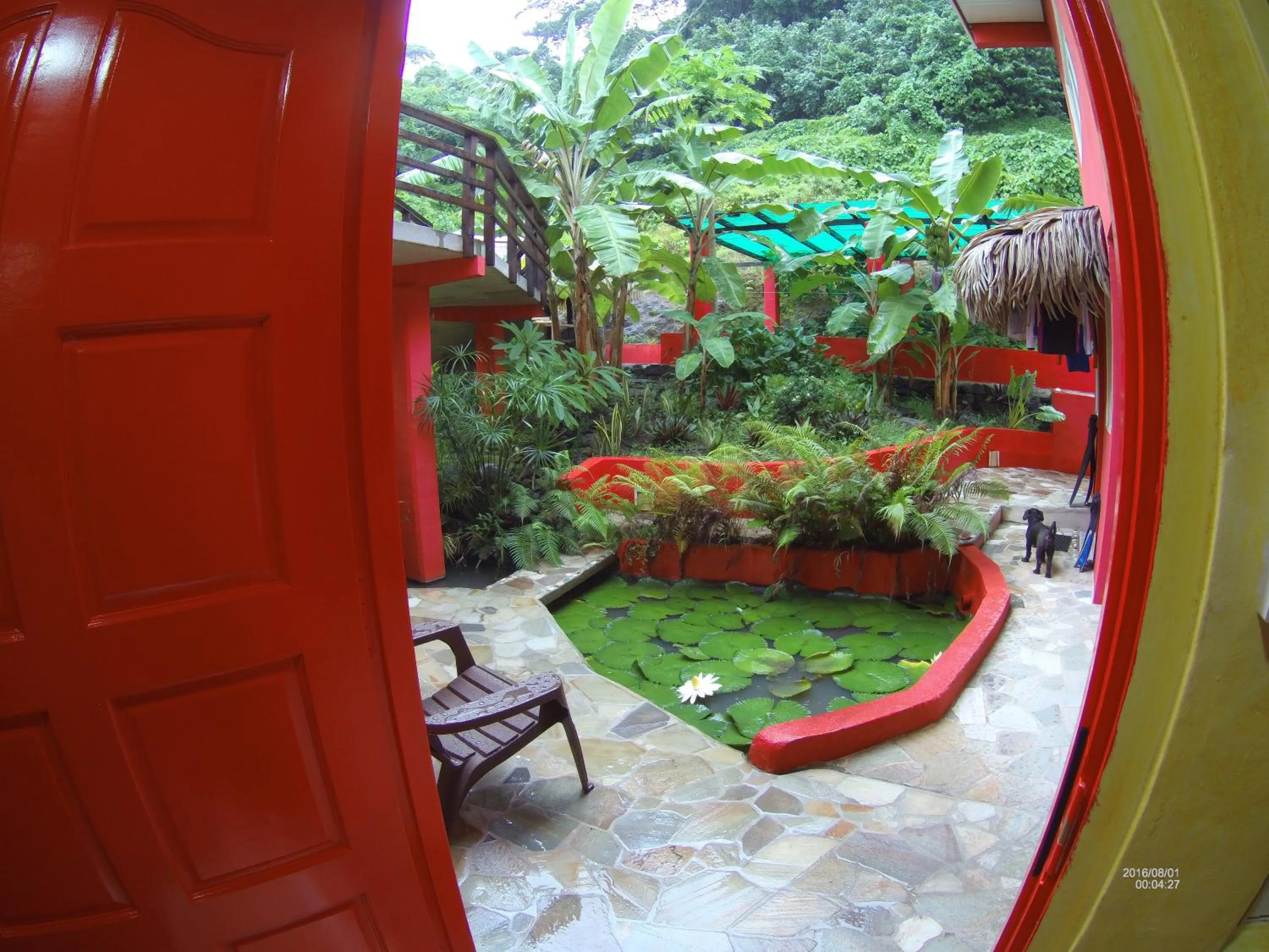 Garden view in Sunset Hill Lodge