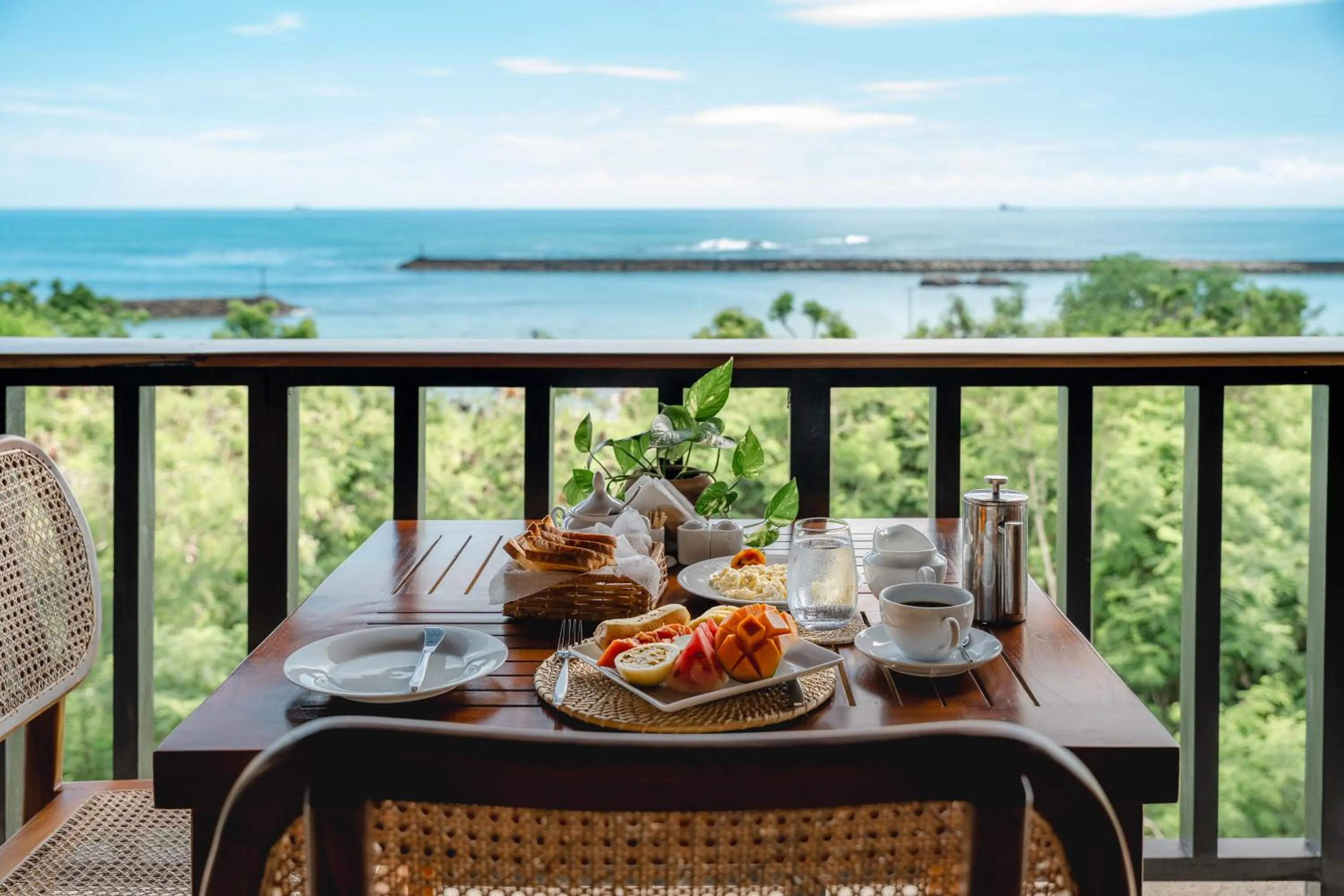 Breakfast in Ananthaya Beach
