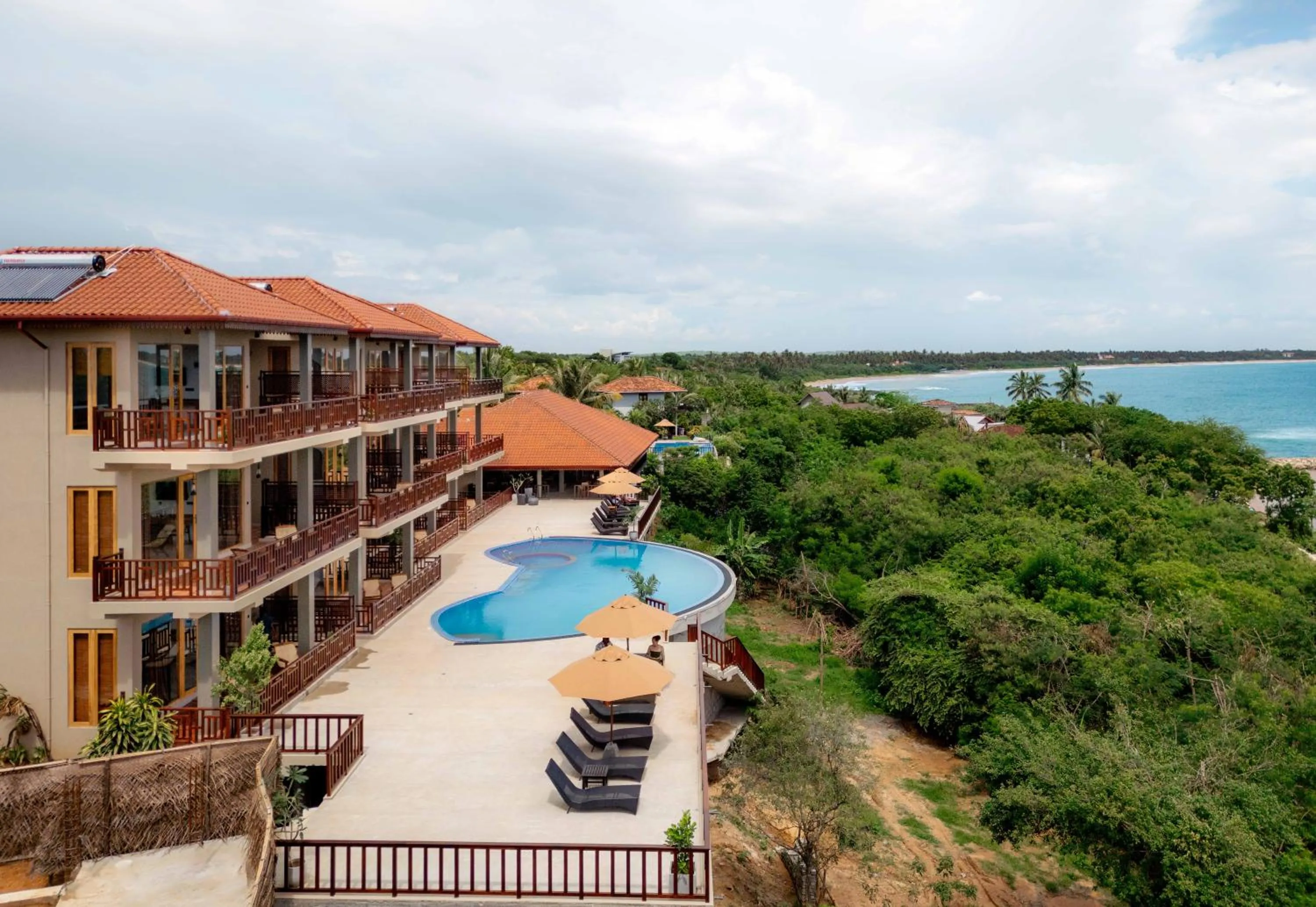 Natural landscape in Ananthaya Beach