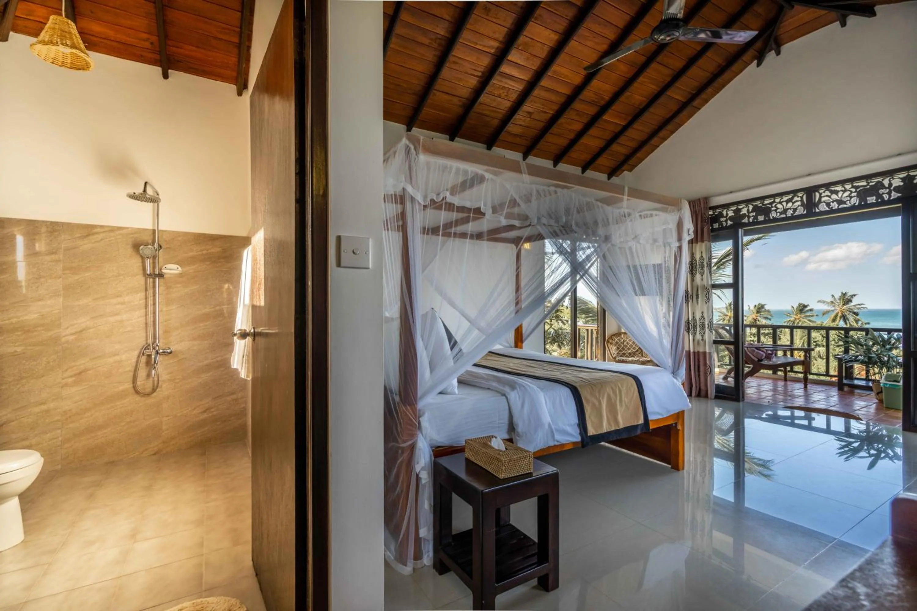 Bathroom, Bed in Ananthaya Beach