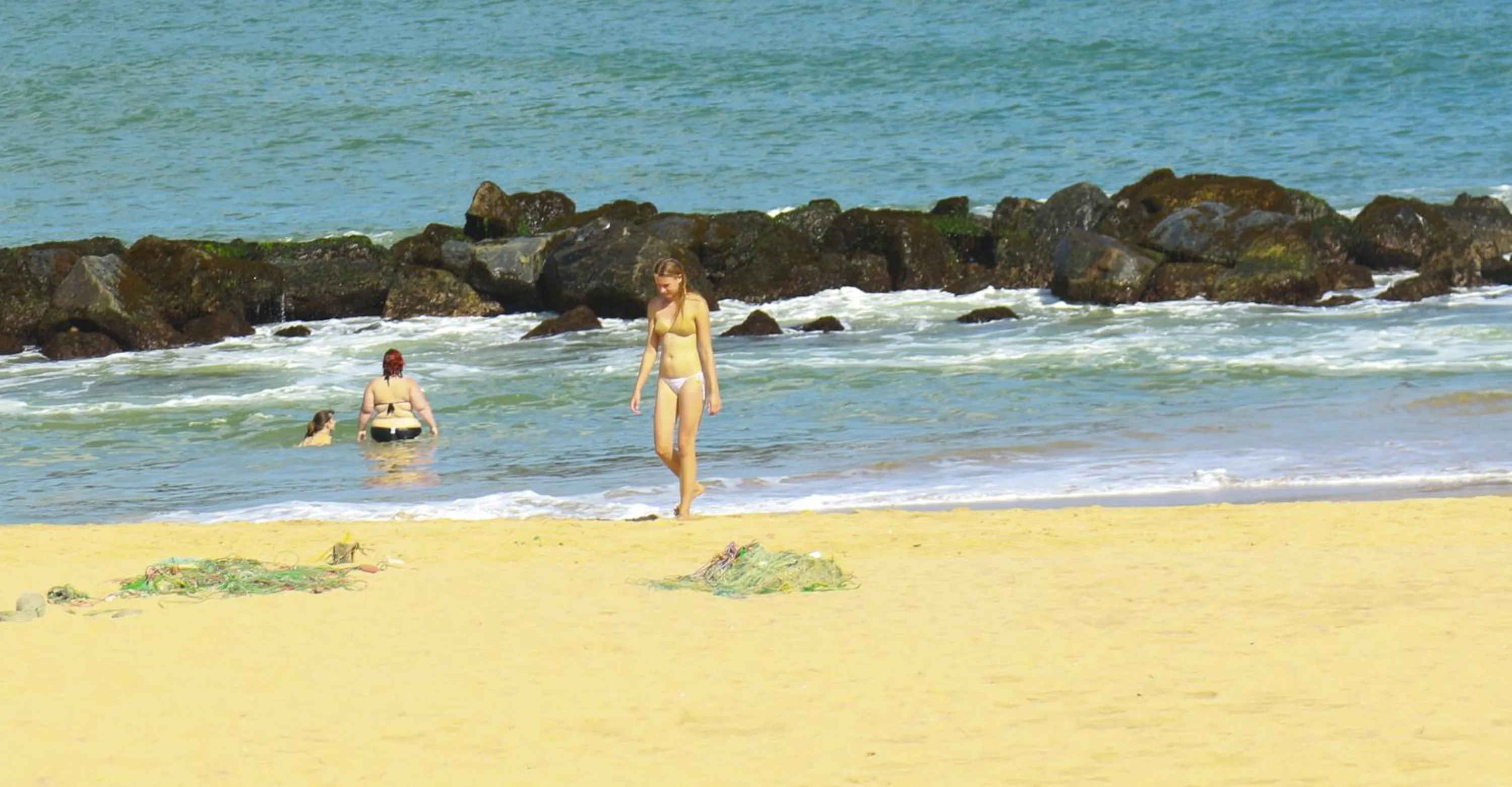 Beach in Coco Palm Villa and Cabanas